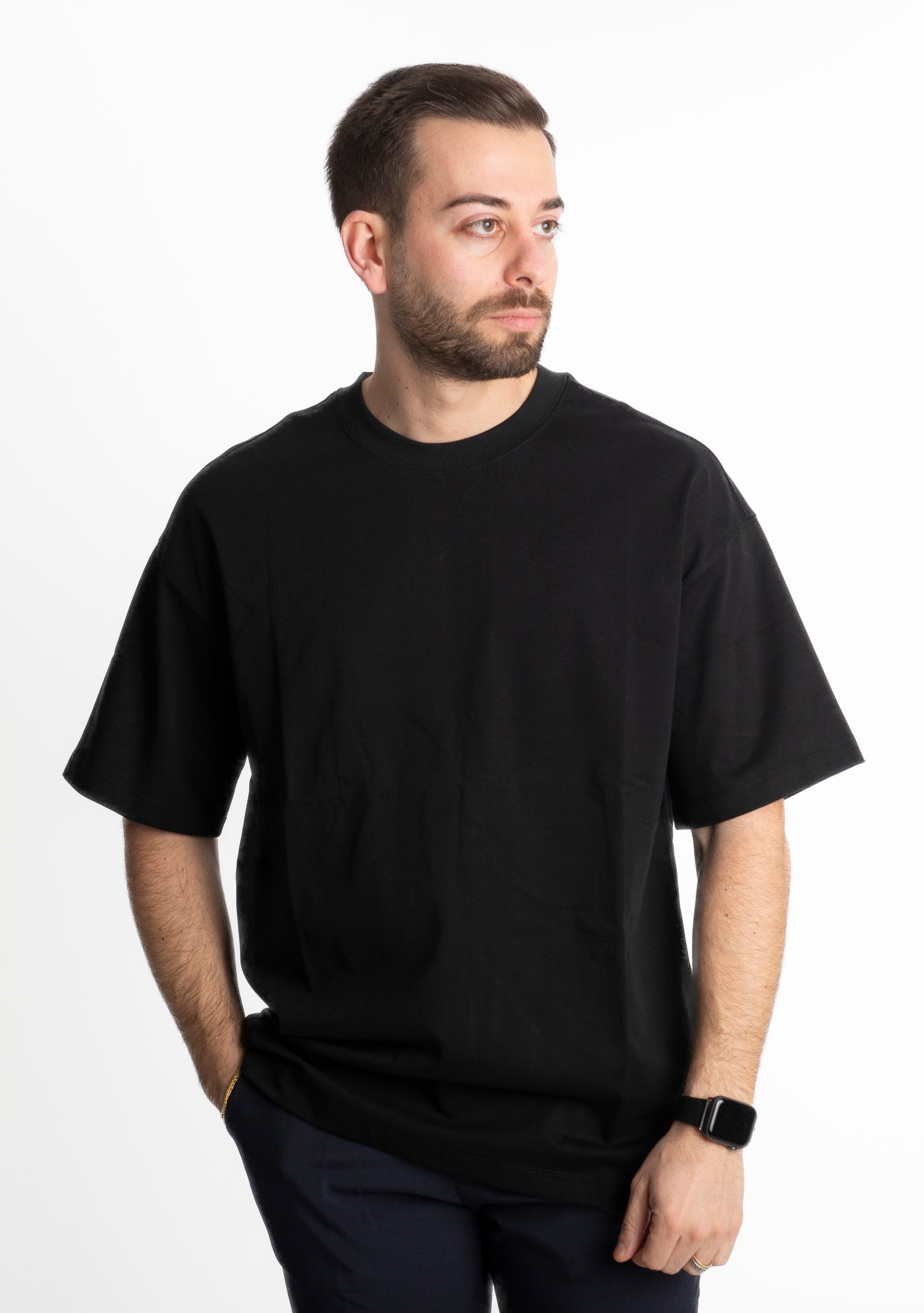 T-Shirt Basic Relax Fit Nera
