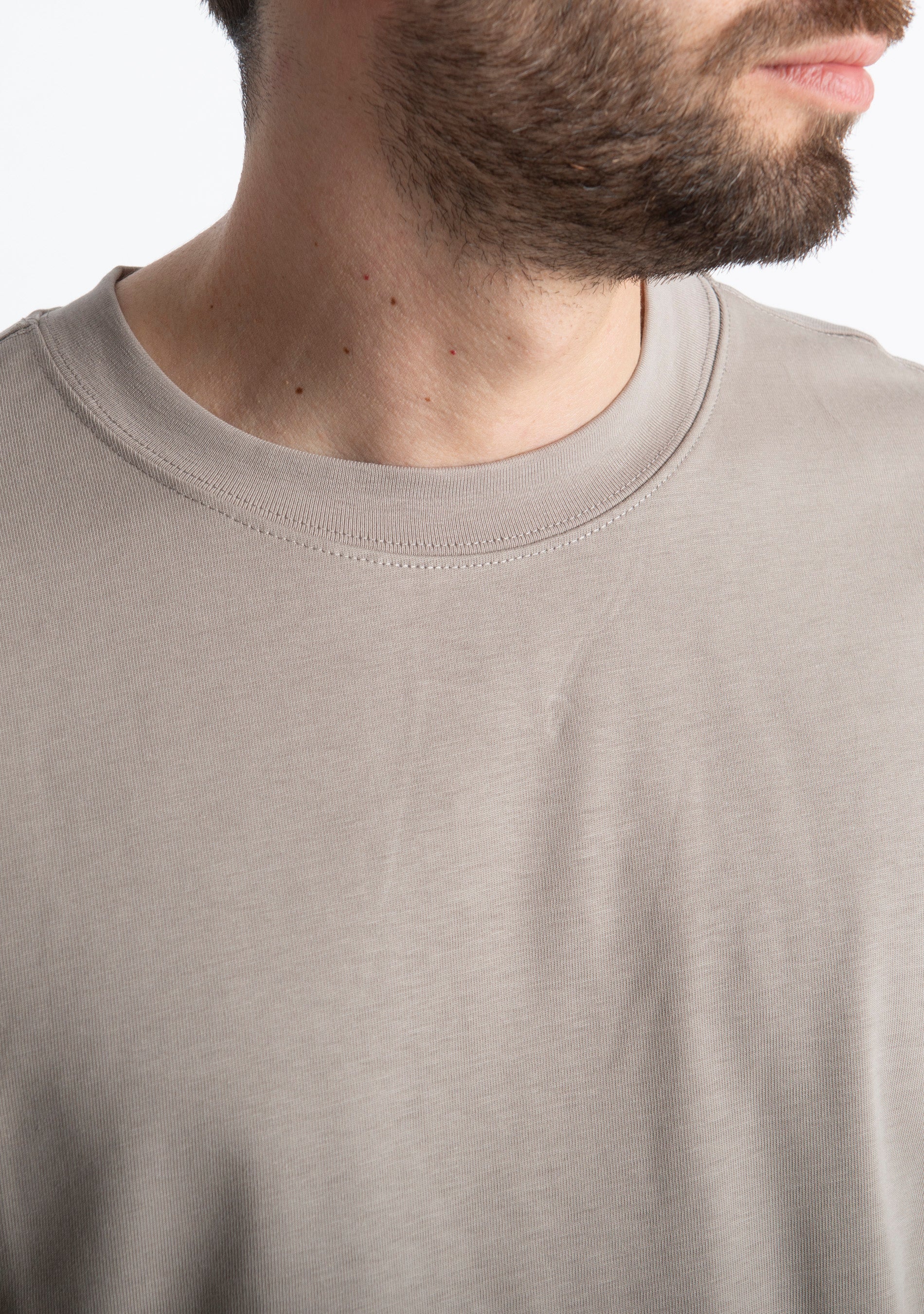 T-Shirt Basic Relax Fit Sabbia