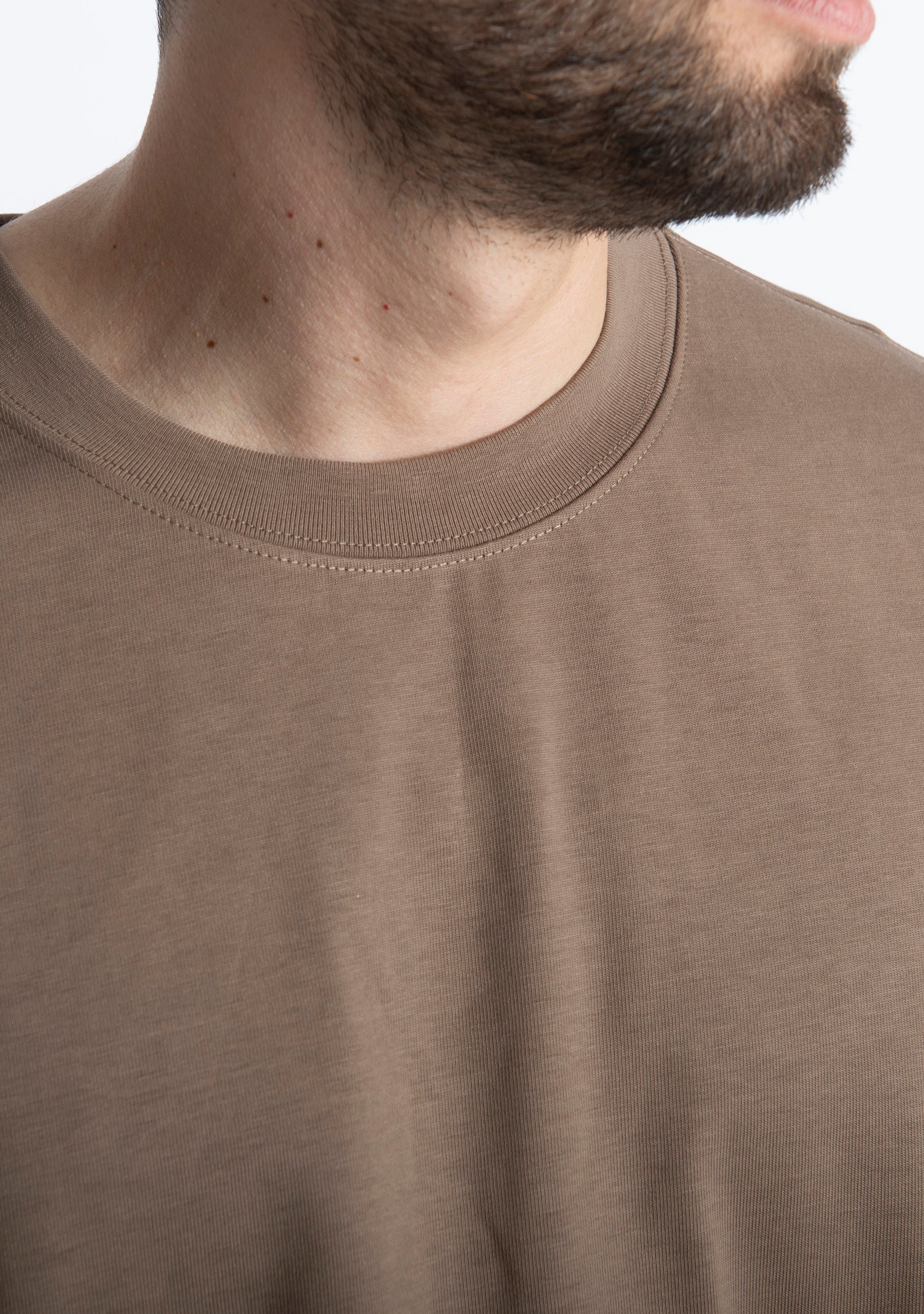 T-Shirt Basic Relax Fit Marrone