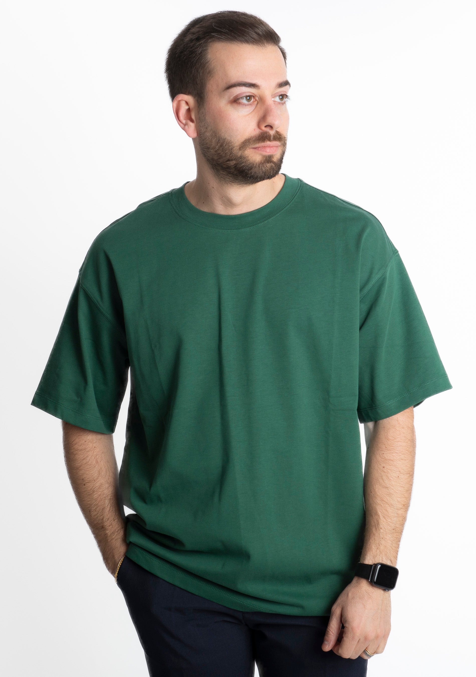 T-Shirt Basic Relax Fit Verde