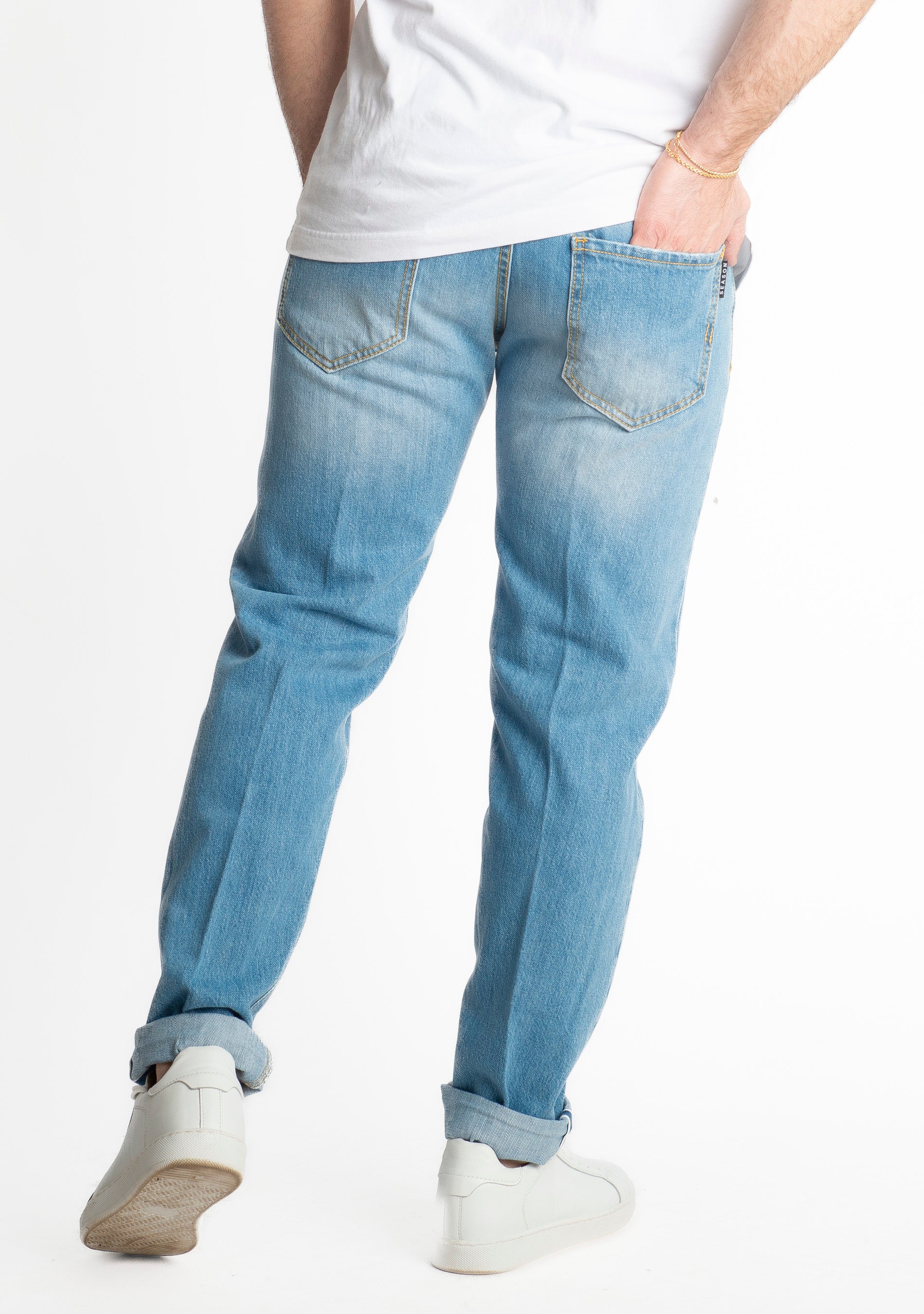 Jeans Regular Cimosato 014 Chiaro