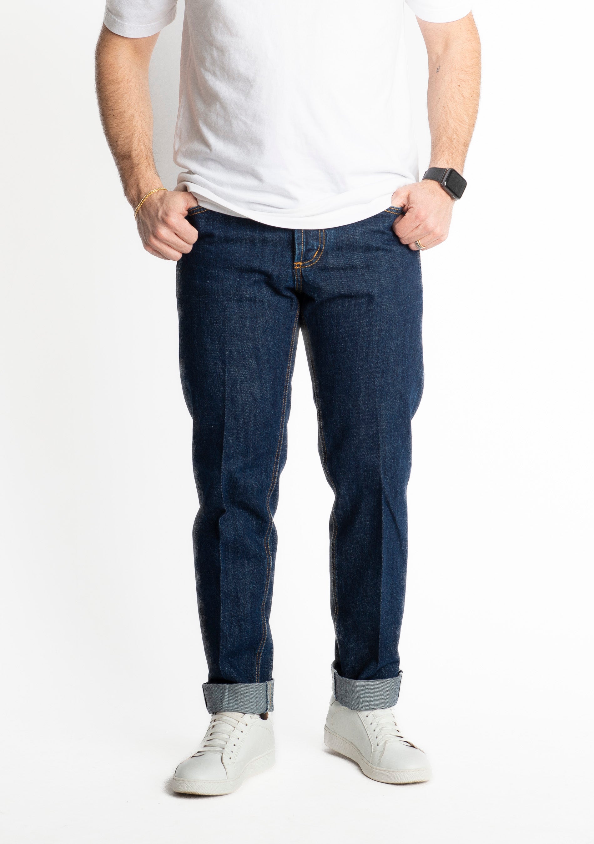 Jeans Regular Cimosato Lavaggio Zero