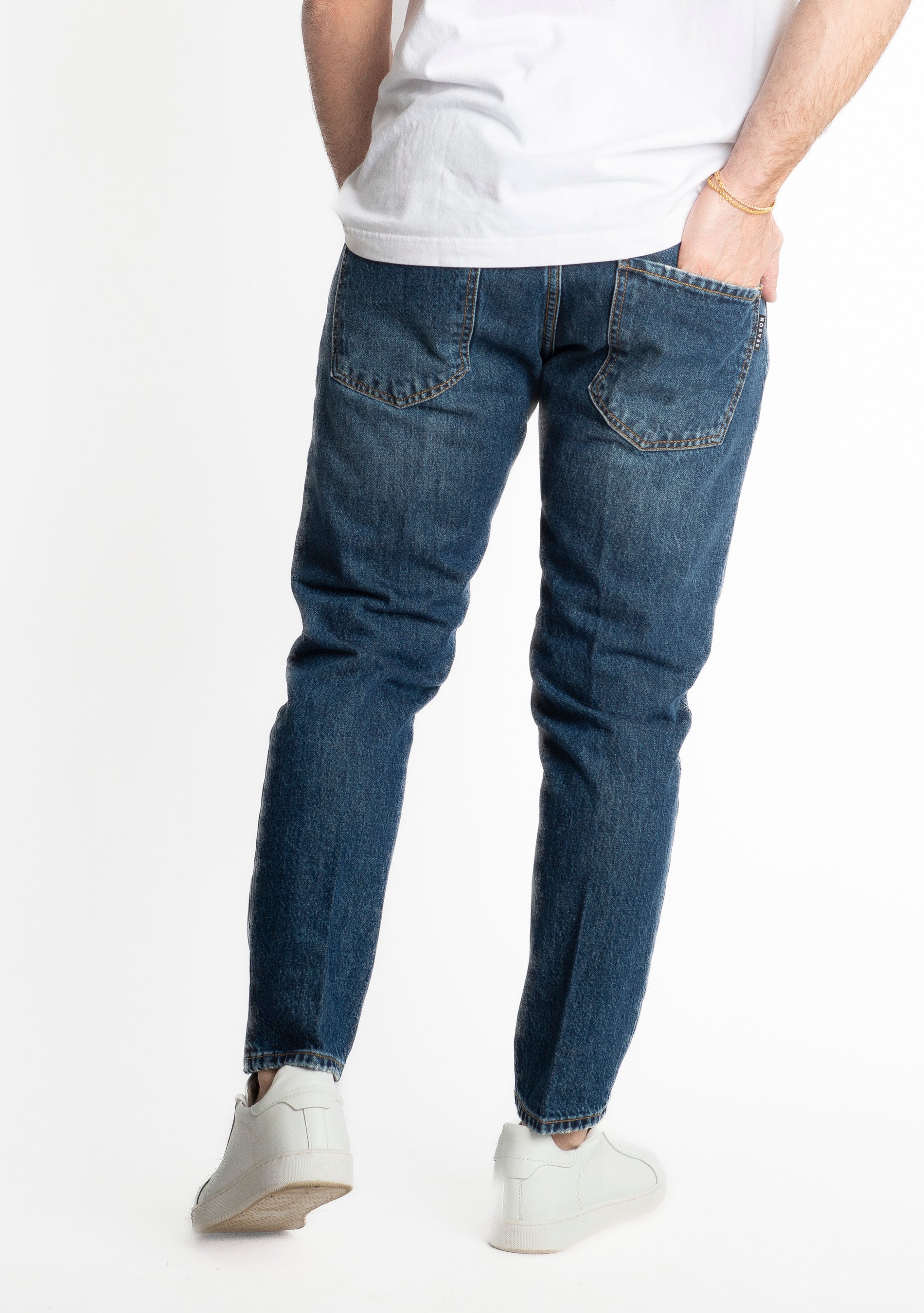 Jeans Slim Fit S132 Taglio Ginocchio