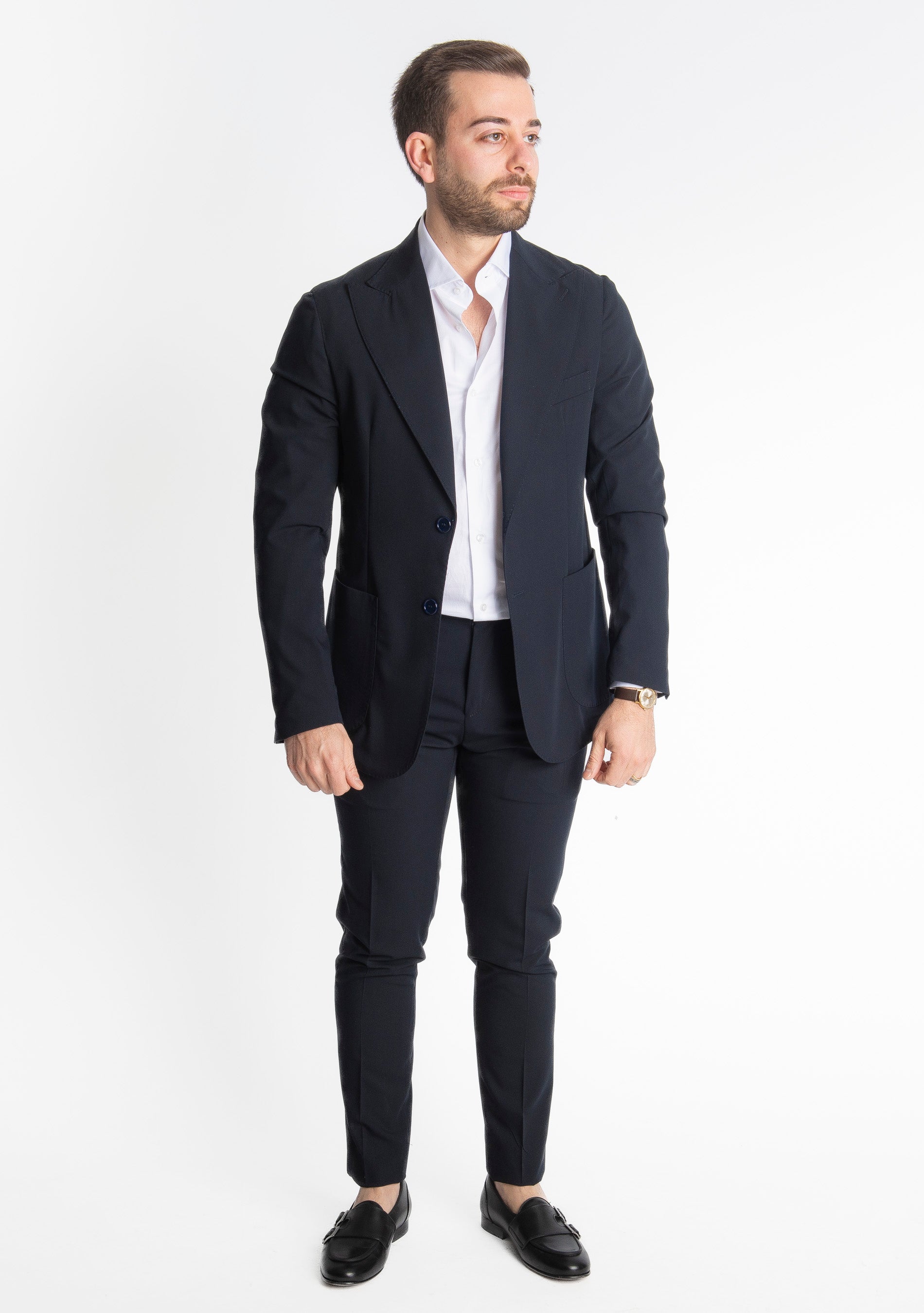 Abito Miller Mono Petto Blu Notte