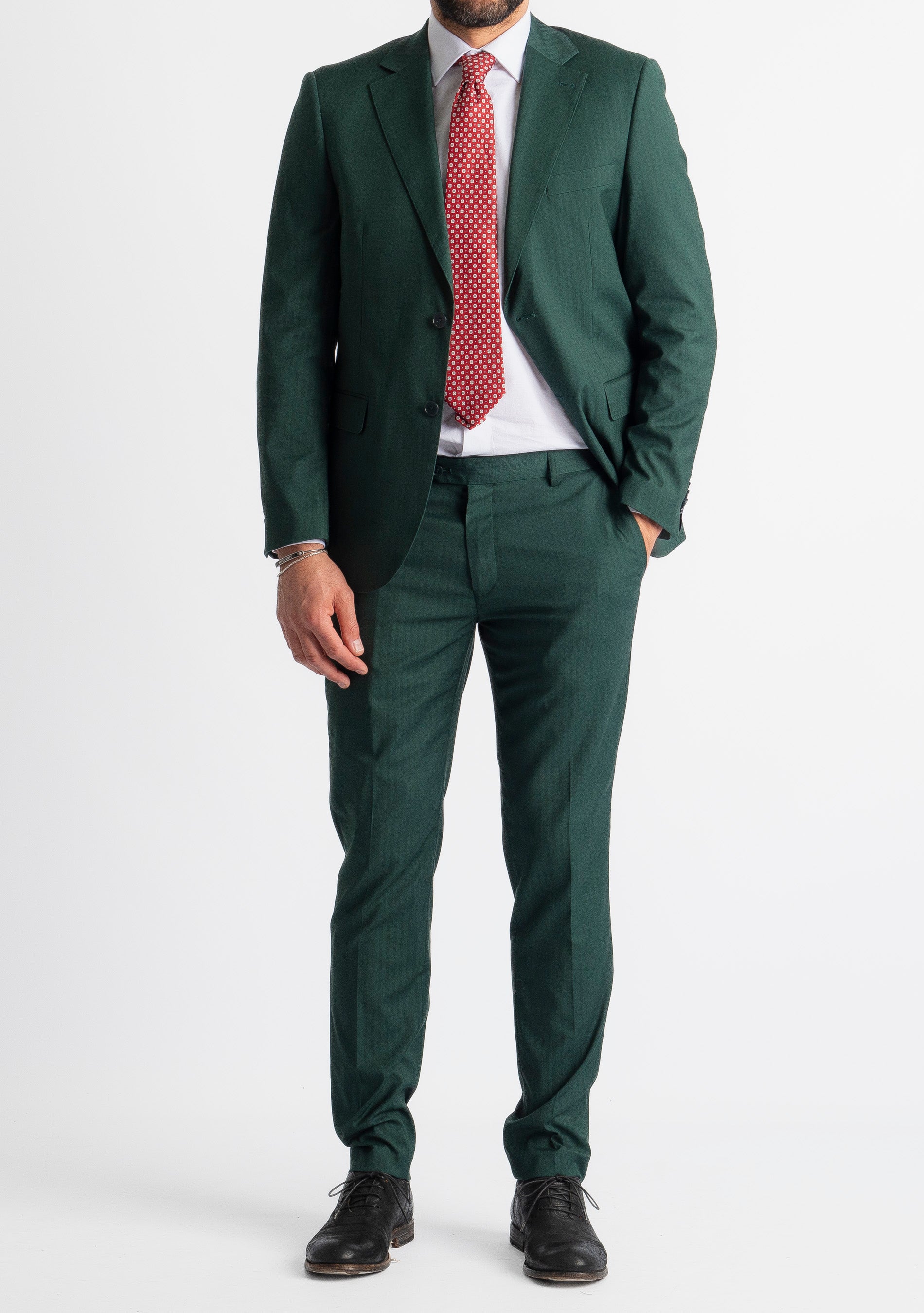Abito Monopetto Solaro Verde Loden