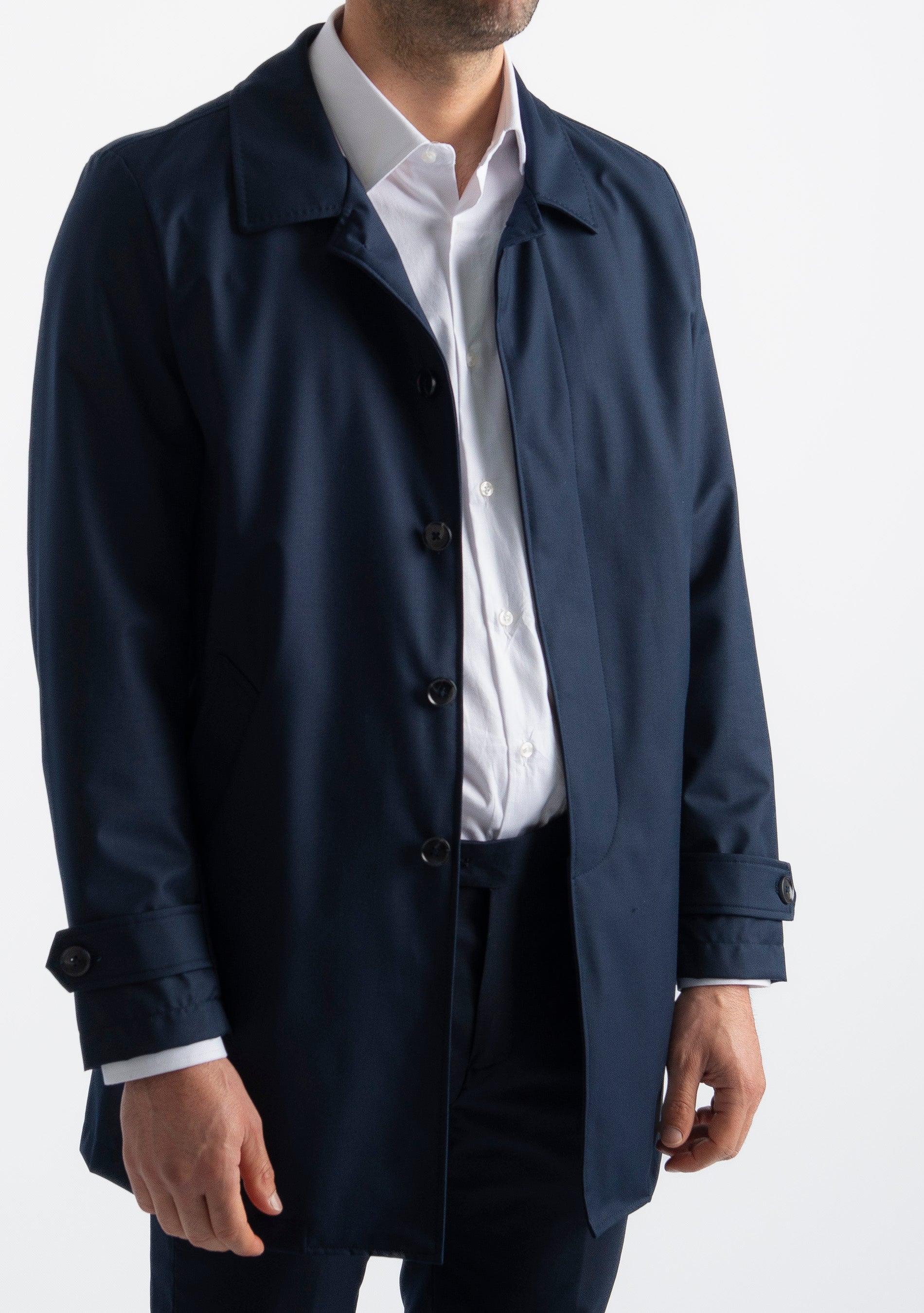 Trench Uomo GA18201 Blu