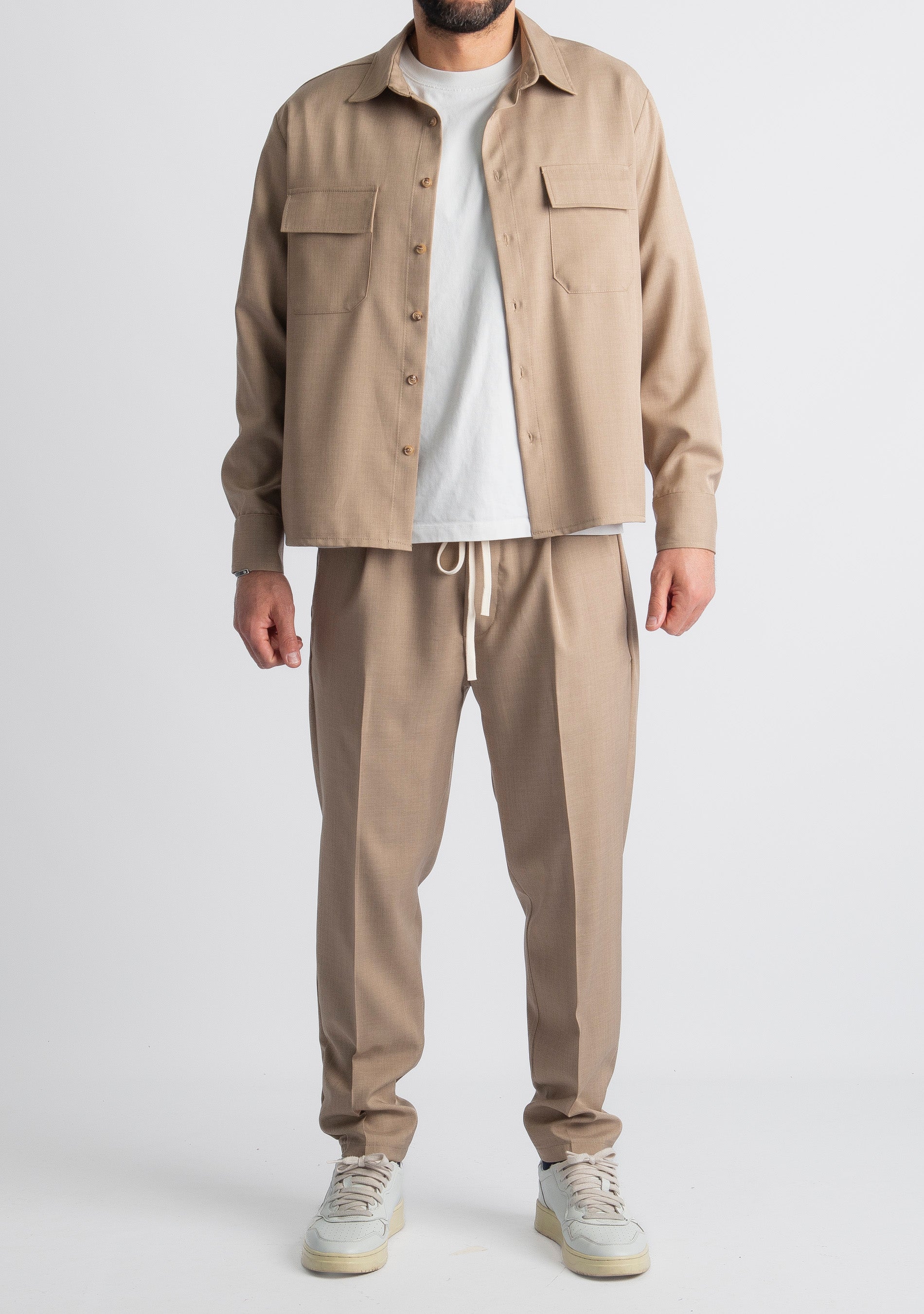 Overshirt After 91 Beige