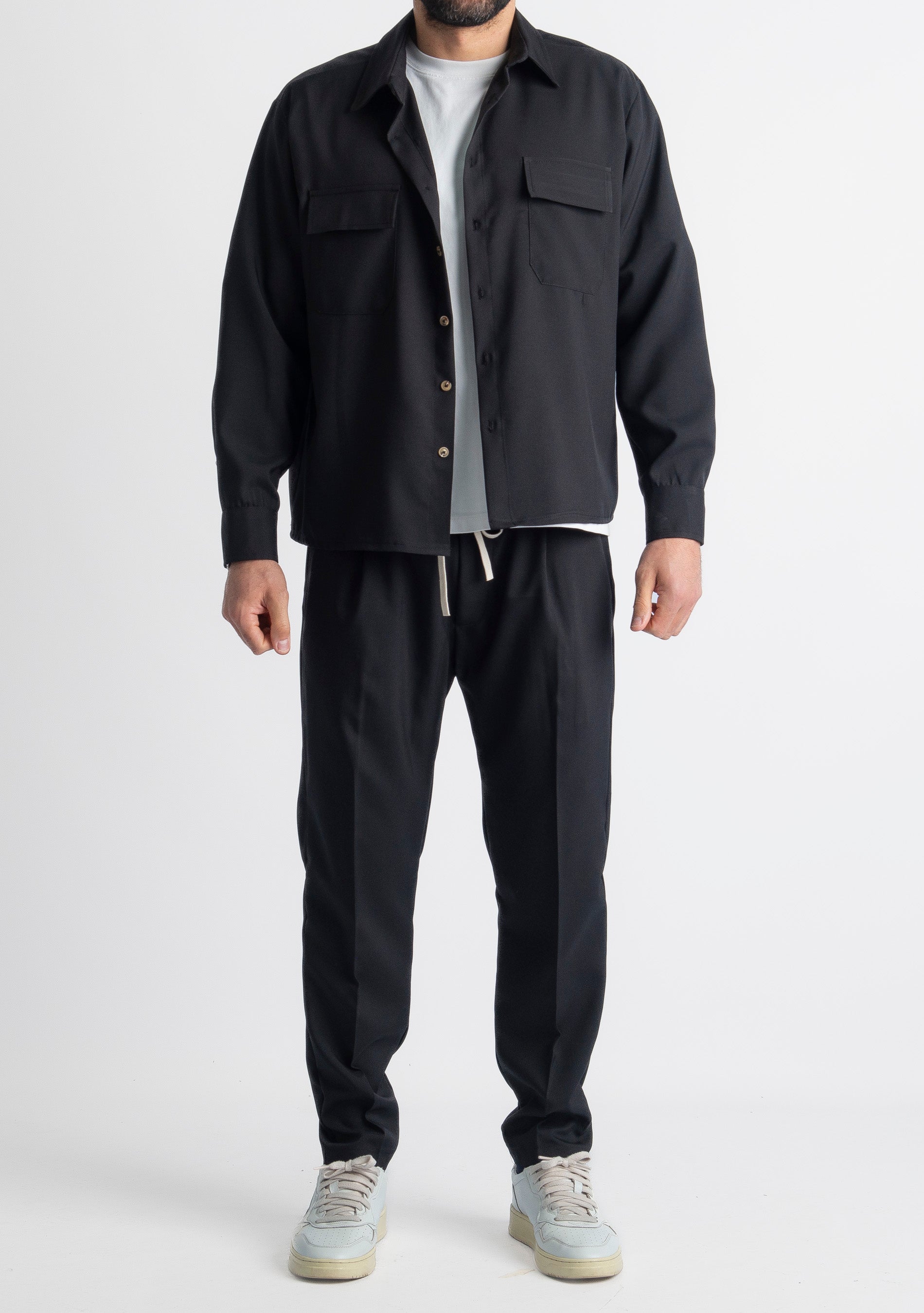 Overshirt After 91 Nero