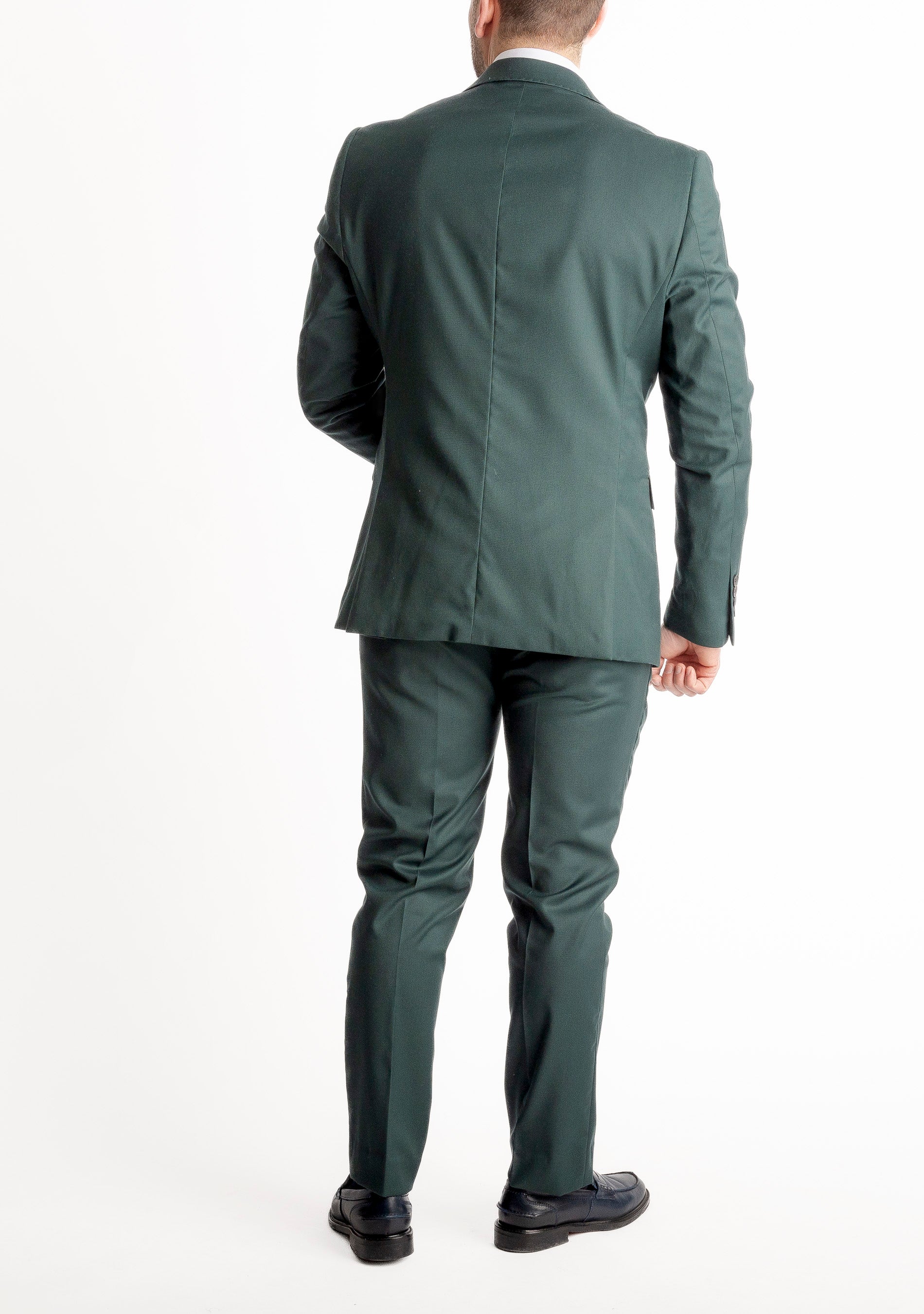 Abito Mono Petto Fresco Verde Loden