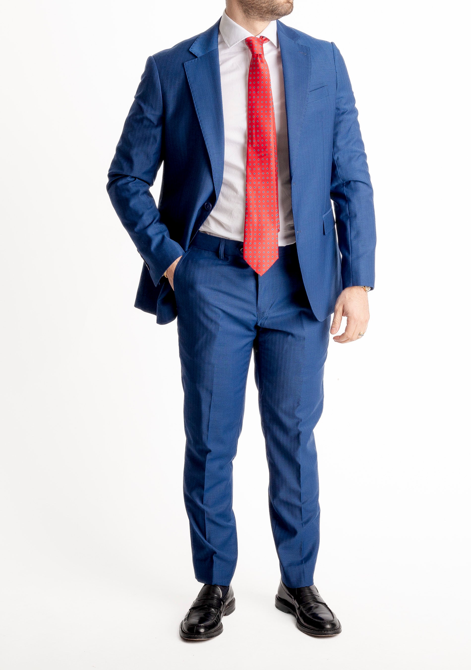 Abito Mono Petto Solaro Blu Navy