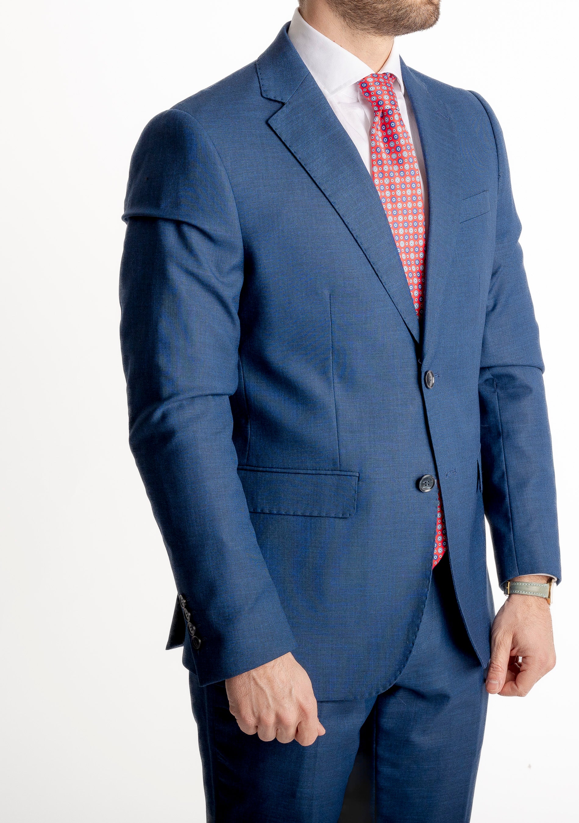 Abito Mono Petto Grisa Blu Navy