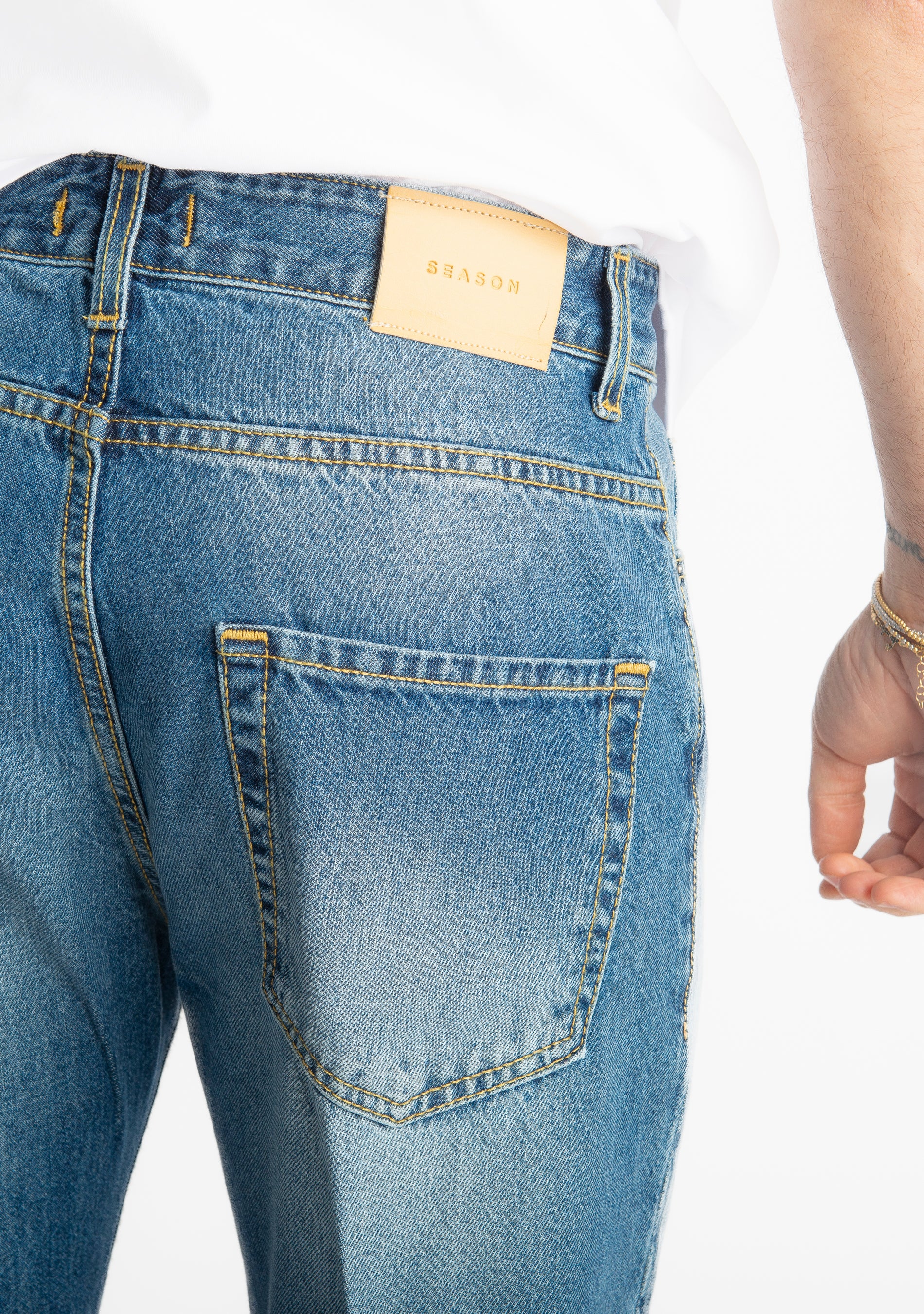 Jeans Carrot Fit S188 - Cotone Mercerizzato