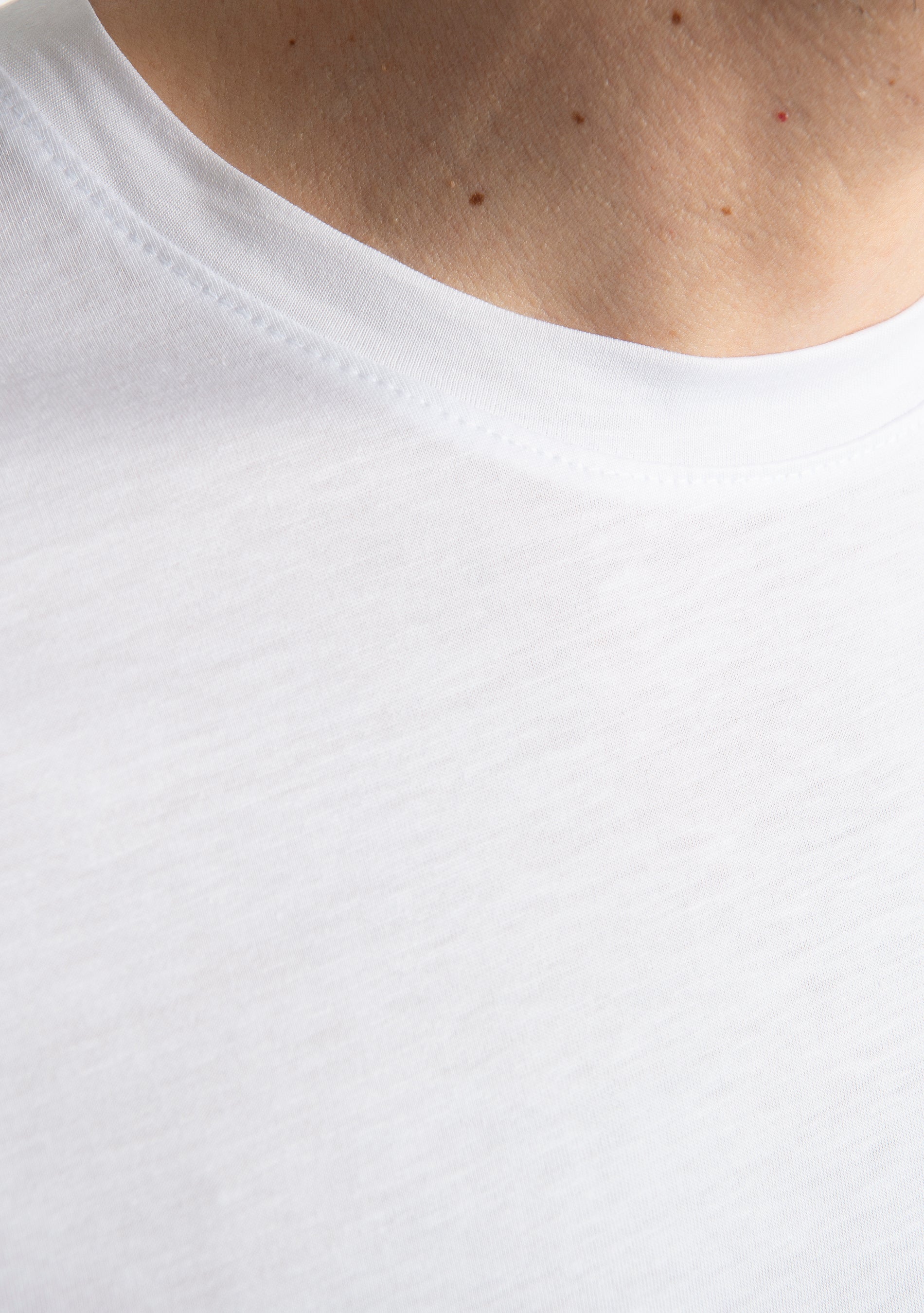 T-shirt Cotone Extrafine Bianca