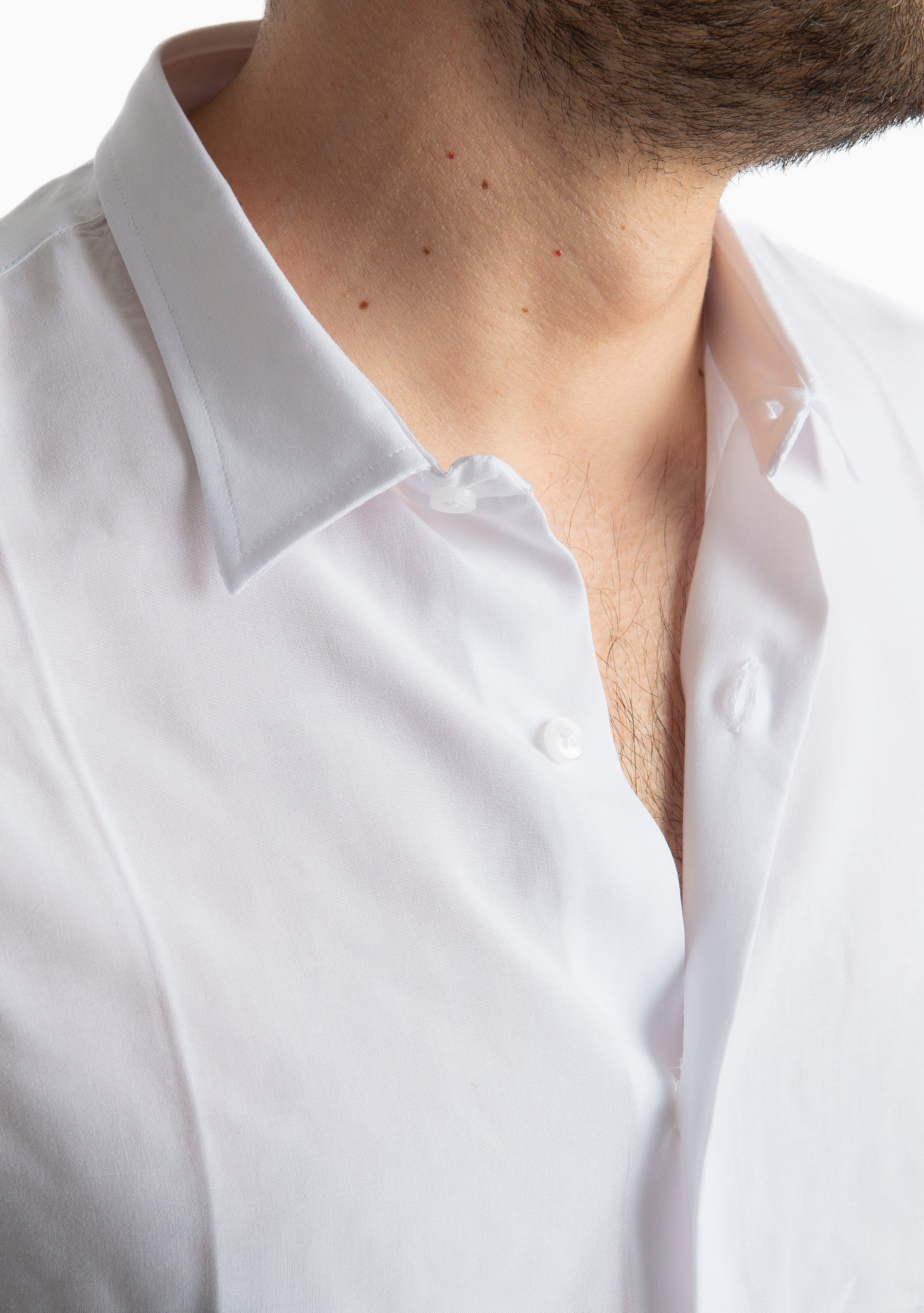 Camicia in Viscosa Bianca