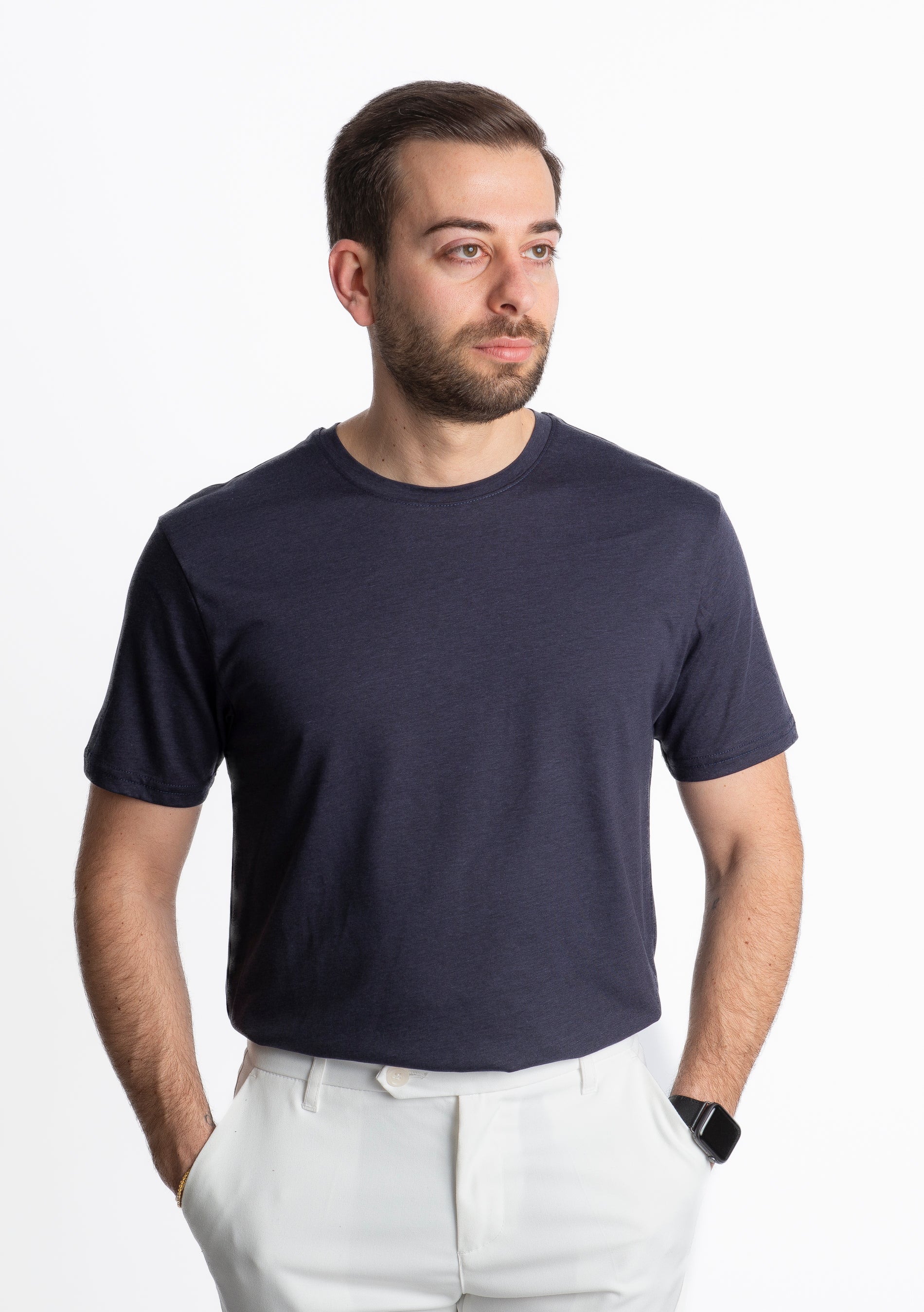 T-shirt Cotone Extrafine Blu