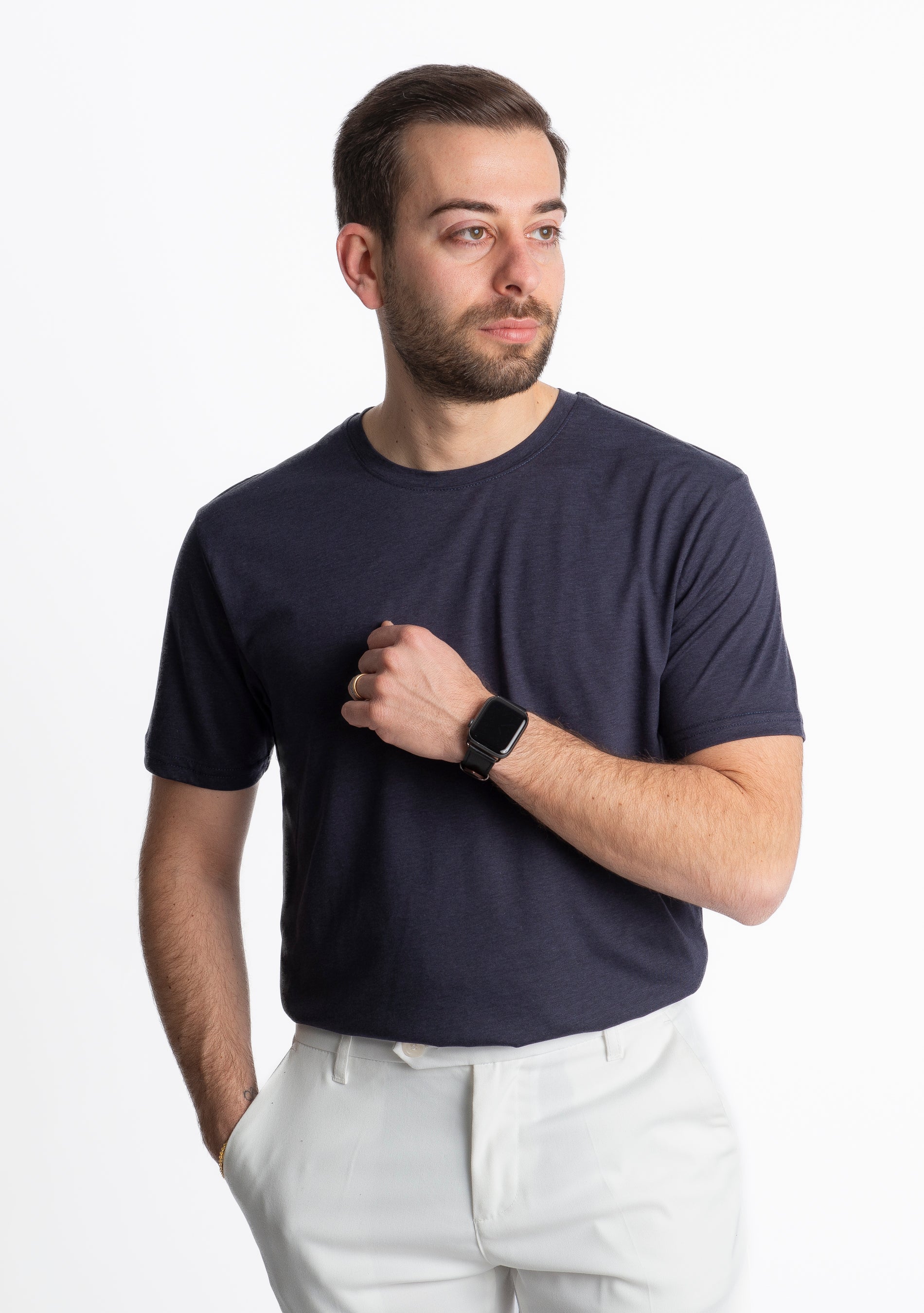 T-shirt Cotone Extrafine Blu