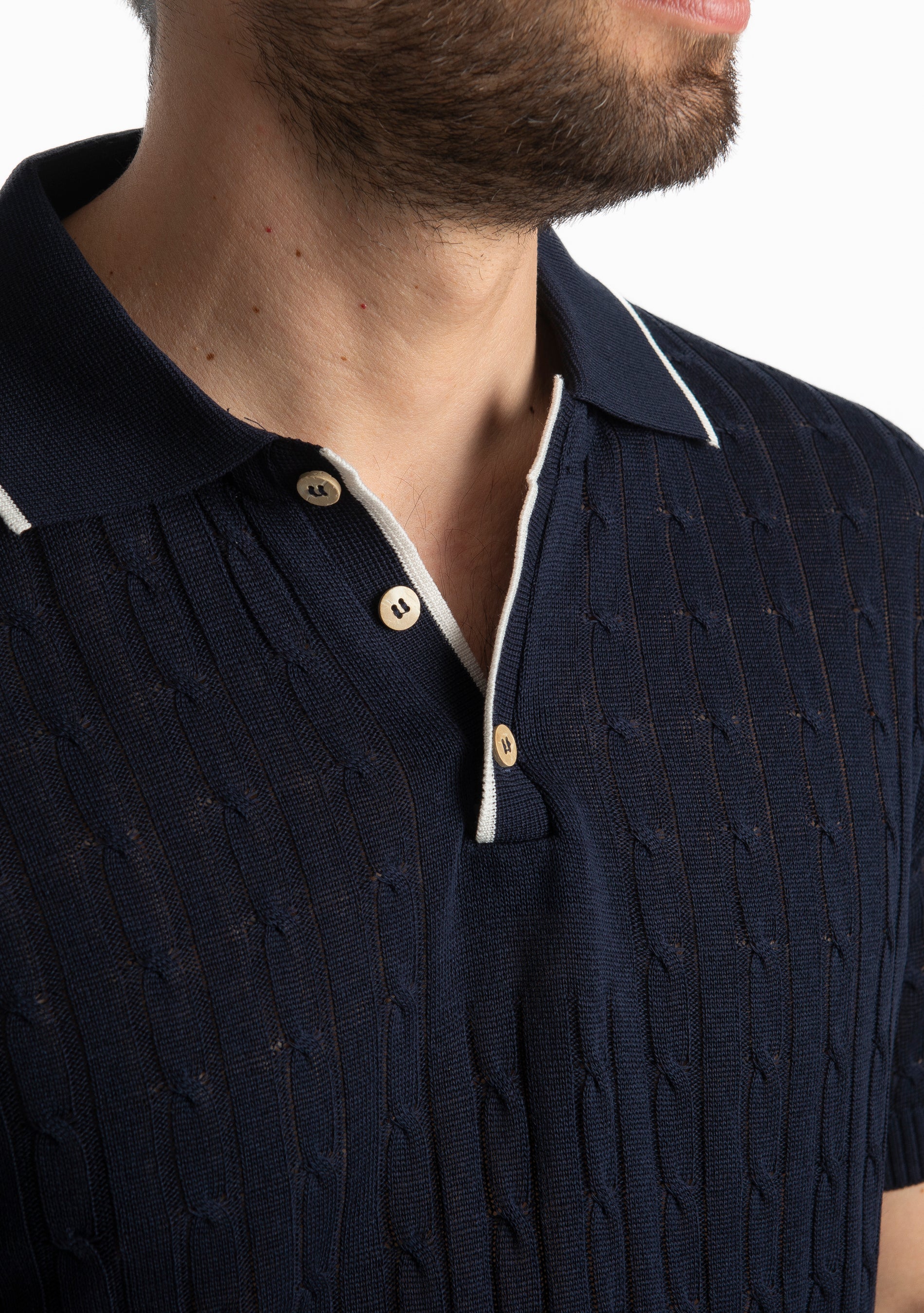 Polo in Filo Sassari Blu