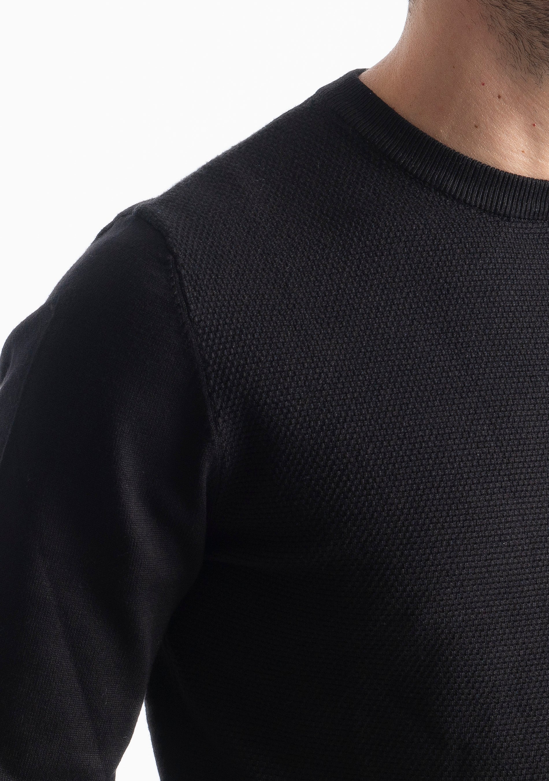 Maglioncino in Maglia M942 Nero