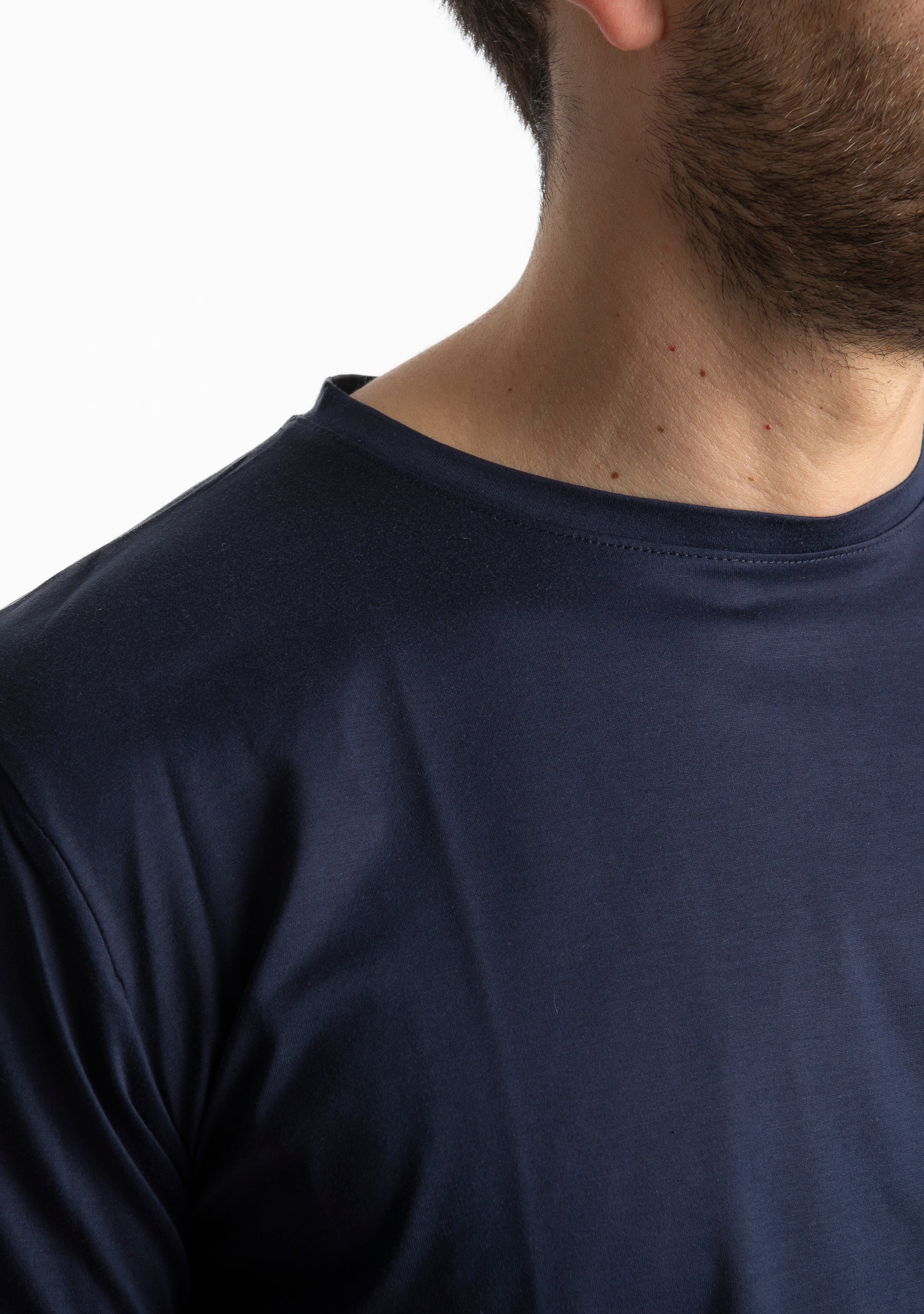 T-shirt Uomo Filo di Scozia Blu