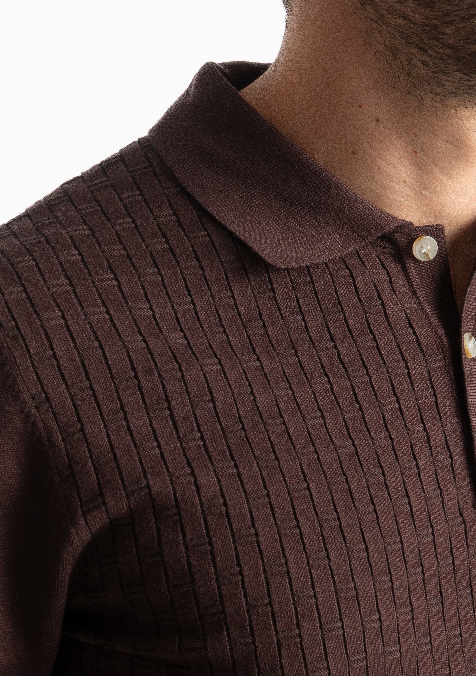 Polo in Maglia M947 Moro
