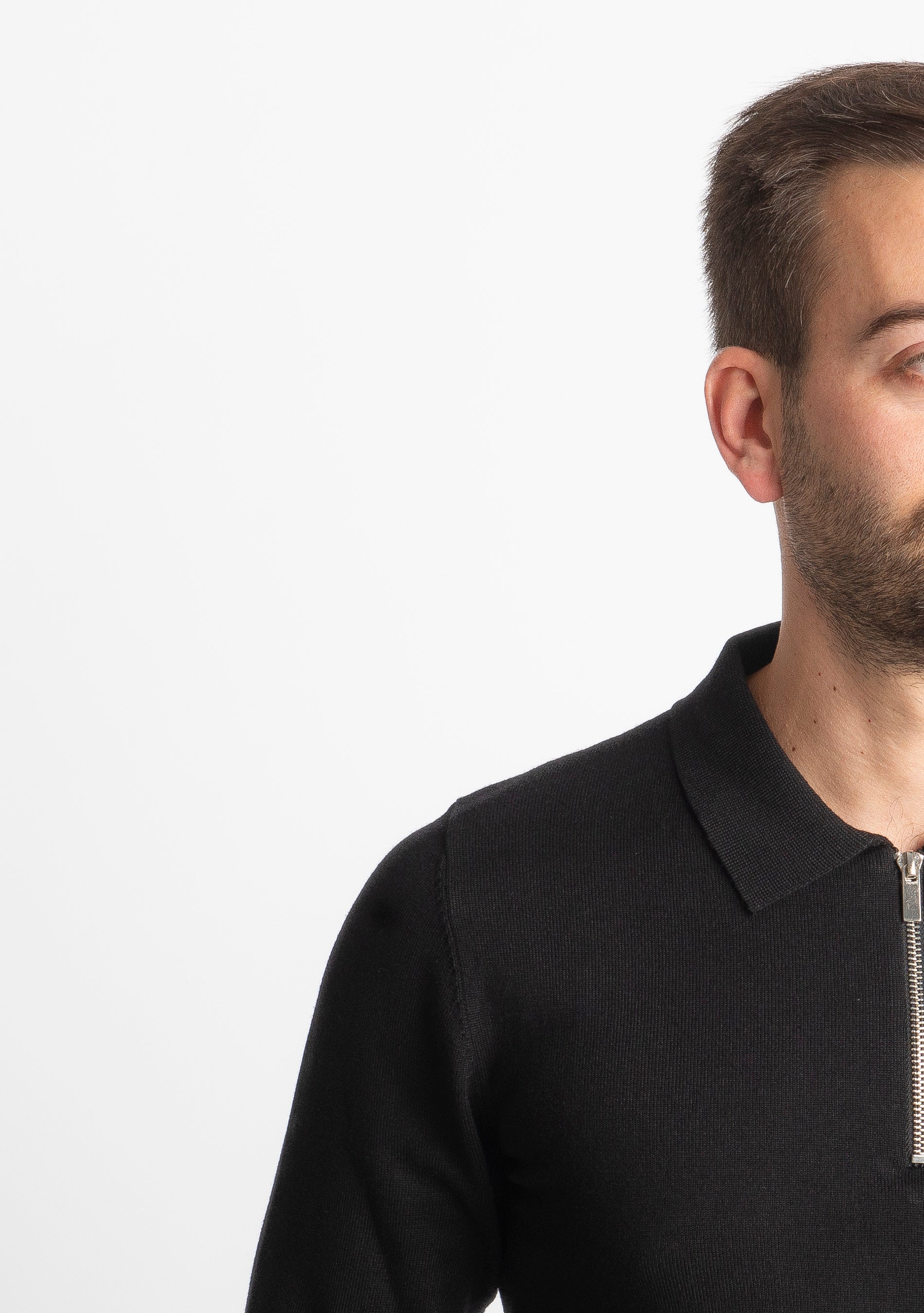 Polo in Maglia M938 Nero