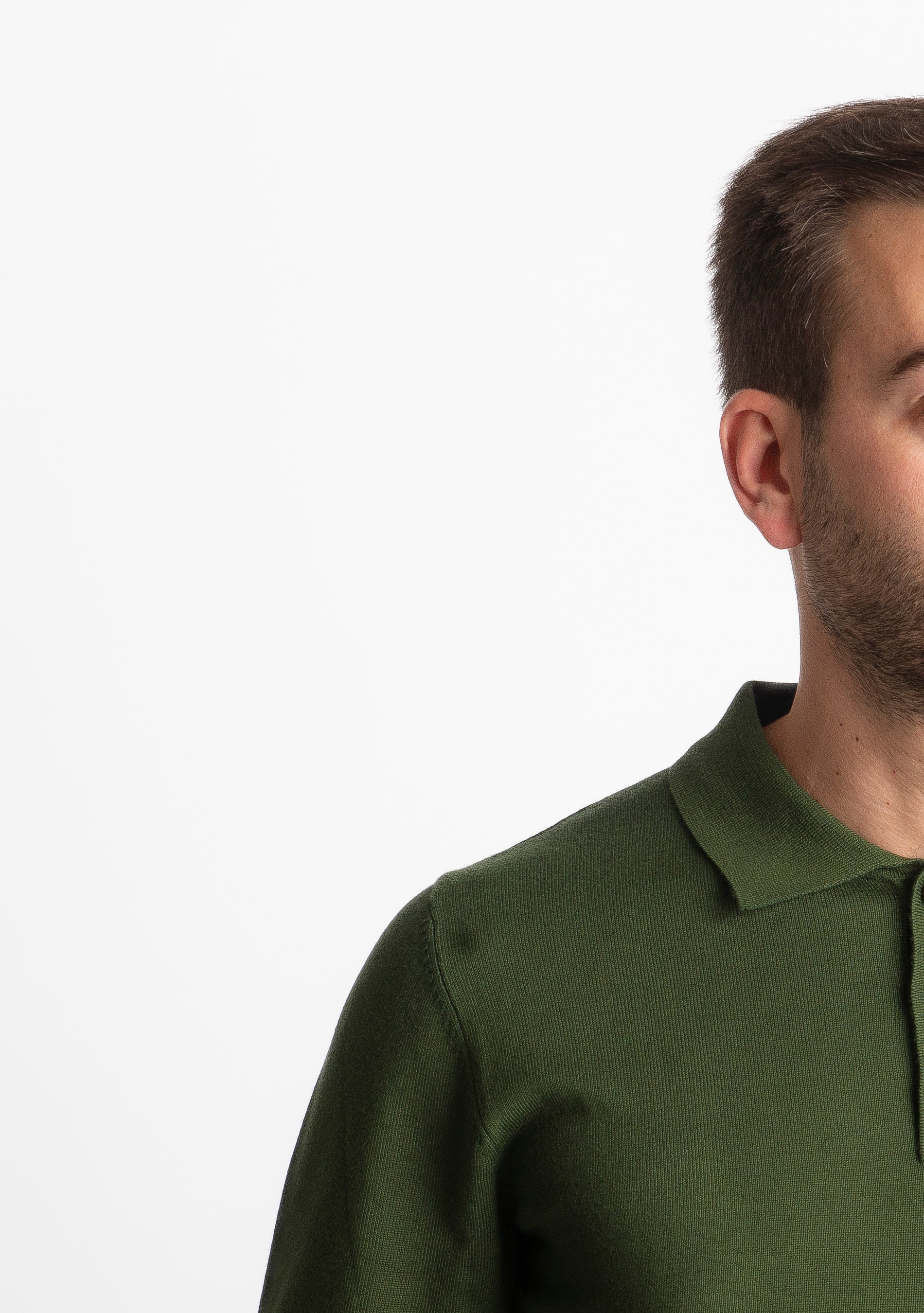 Polo in Maglia MP888 Verde Foresta