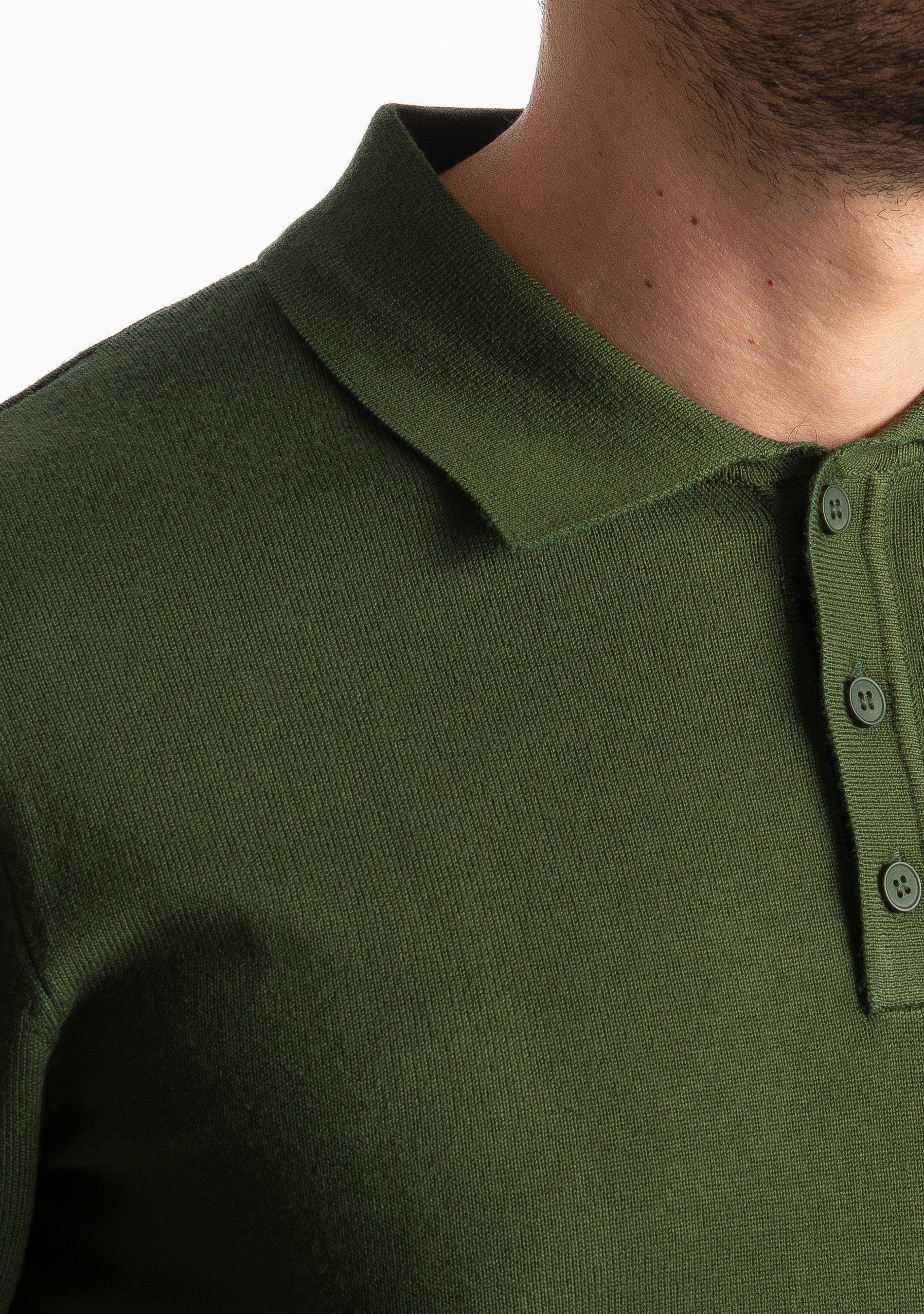 Polo in Maglia MP888 Verde Foresta