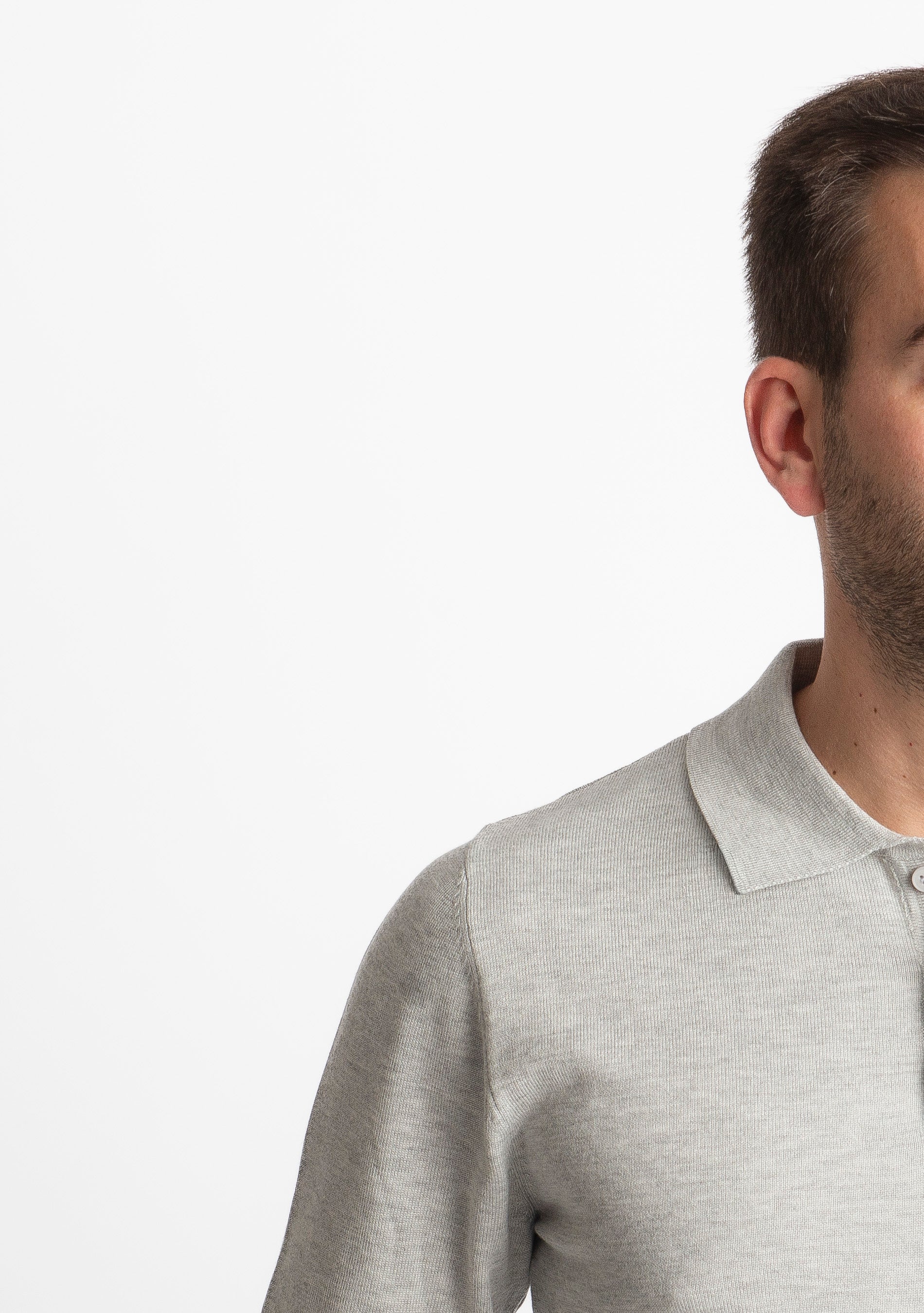Polo in Maglia MP888 Grigio