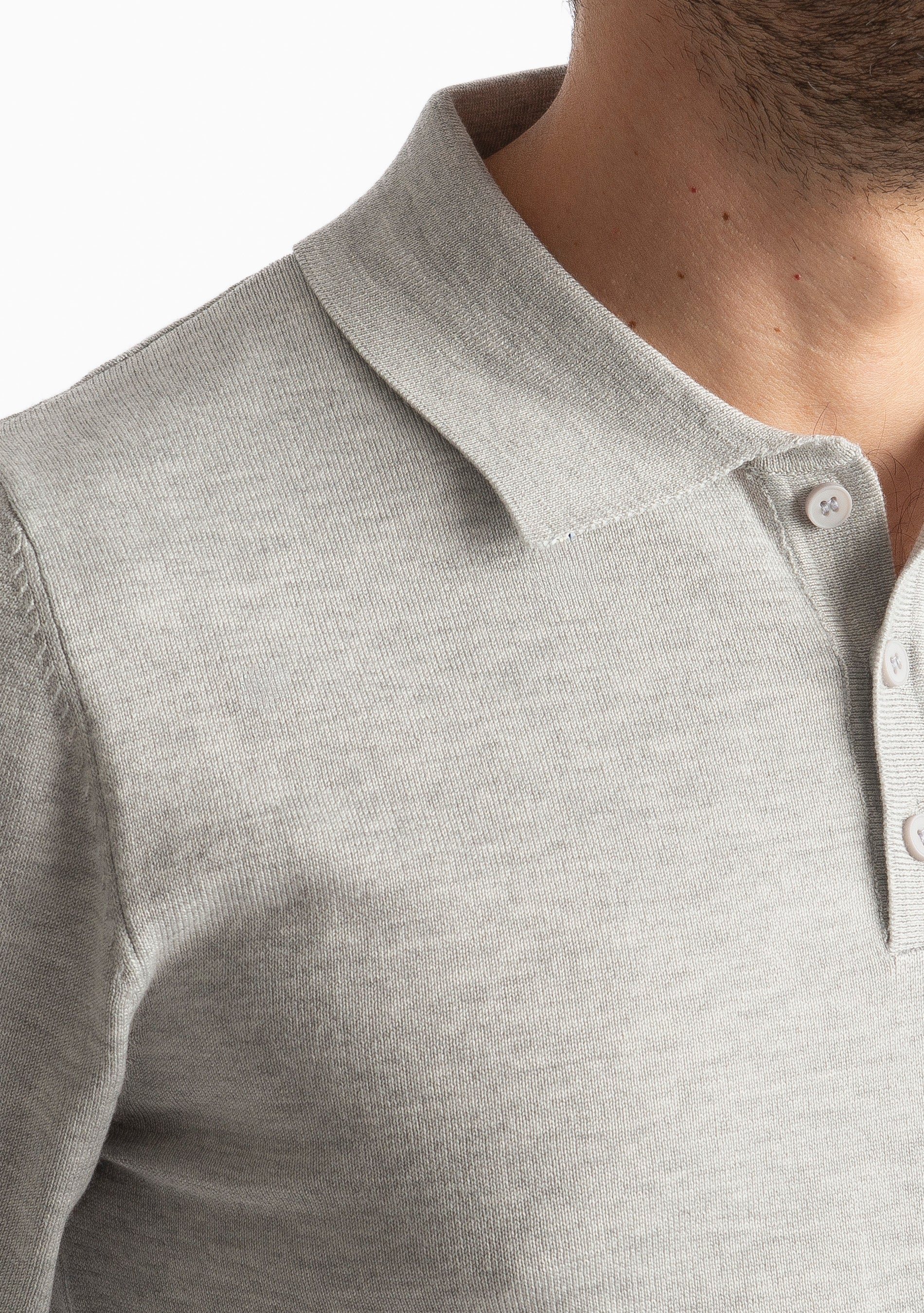 Polo in Maglia MP888 Grigio