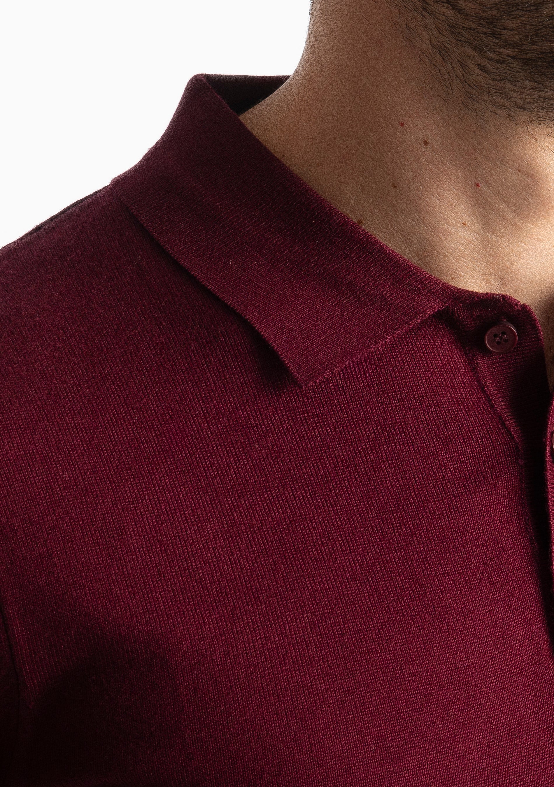 Polo in Maglia MP888 Bordeaux