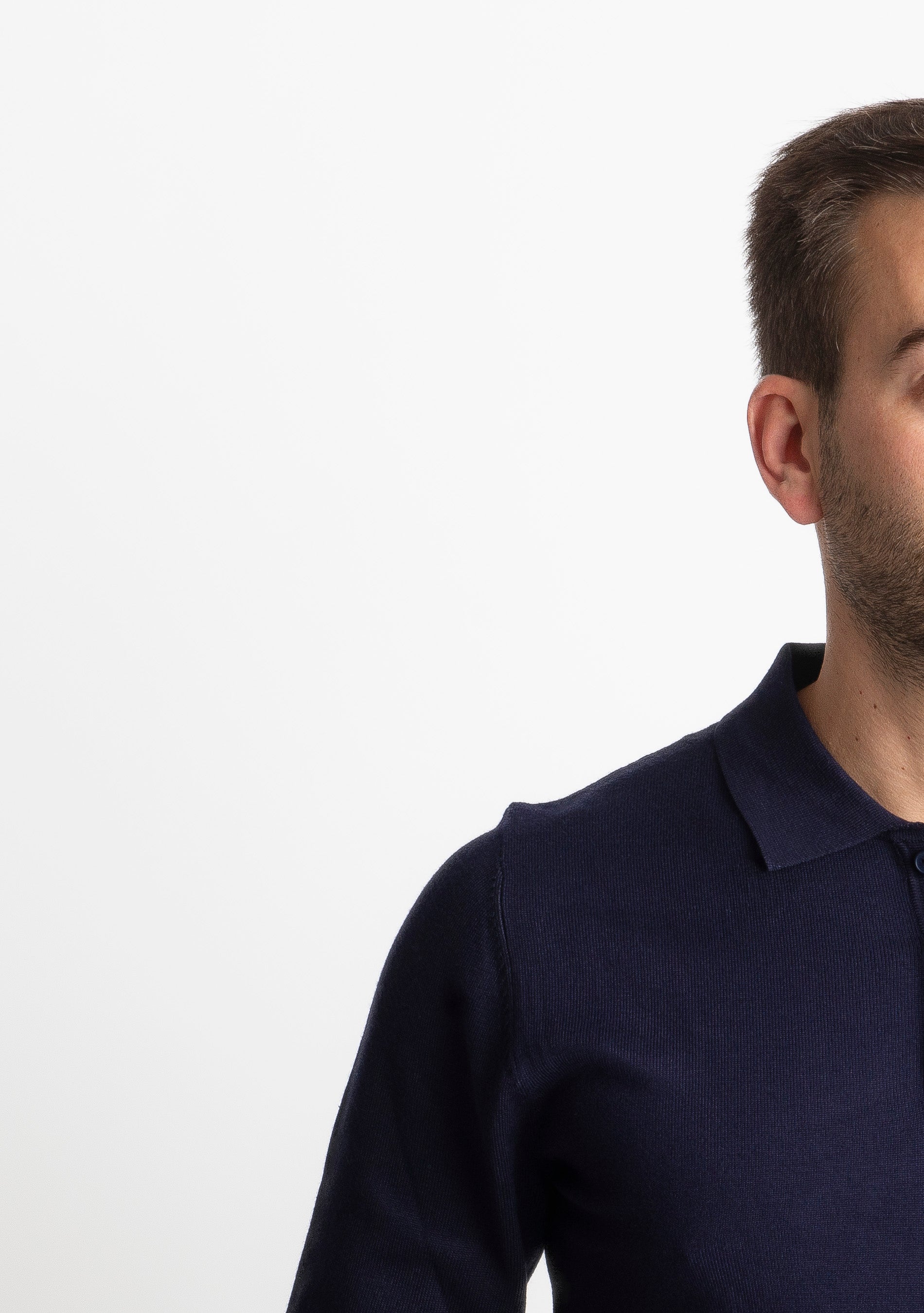 Polo in Maglia MP888 Blu Notte