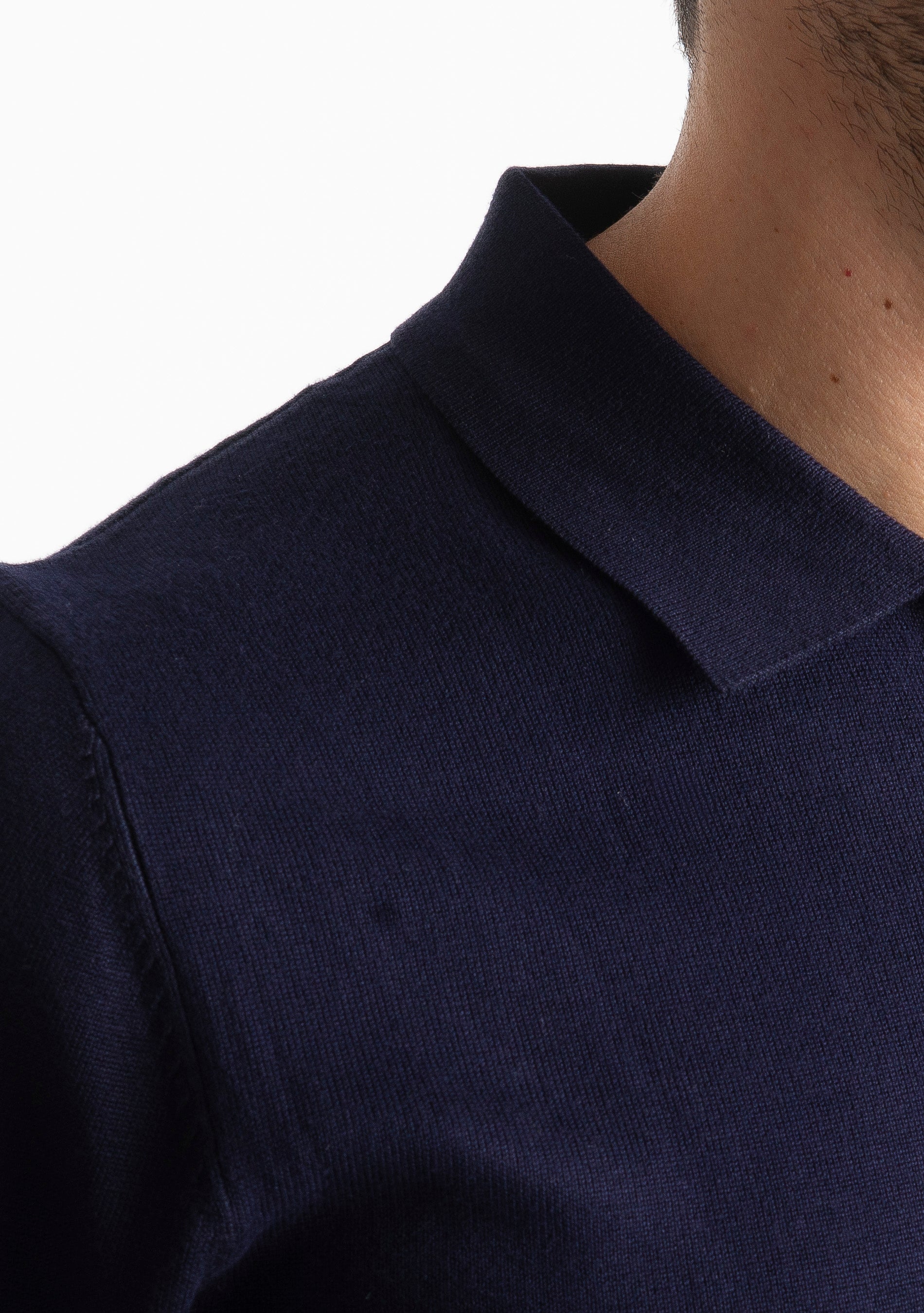 Polo in Maglia MP888 Blu Notte