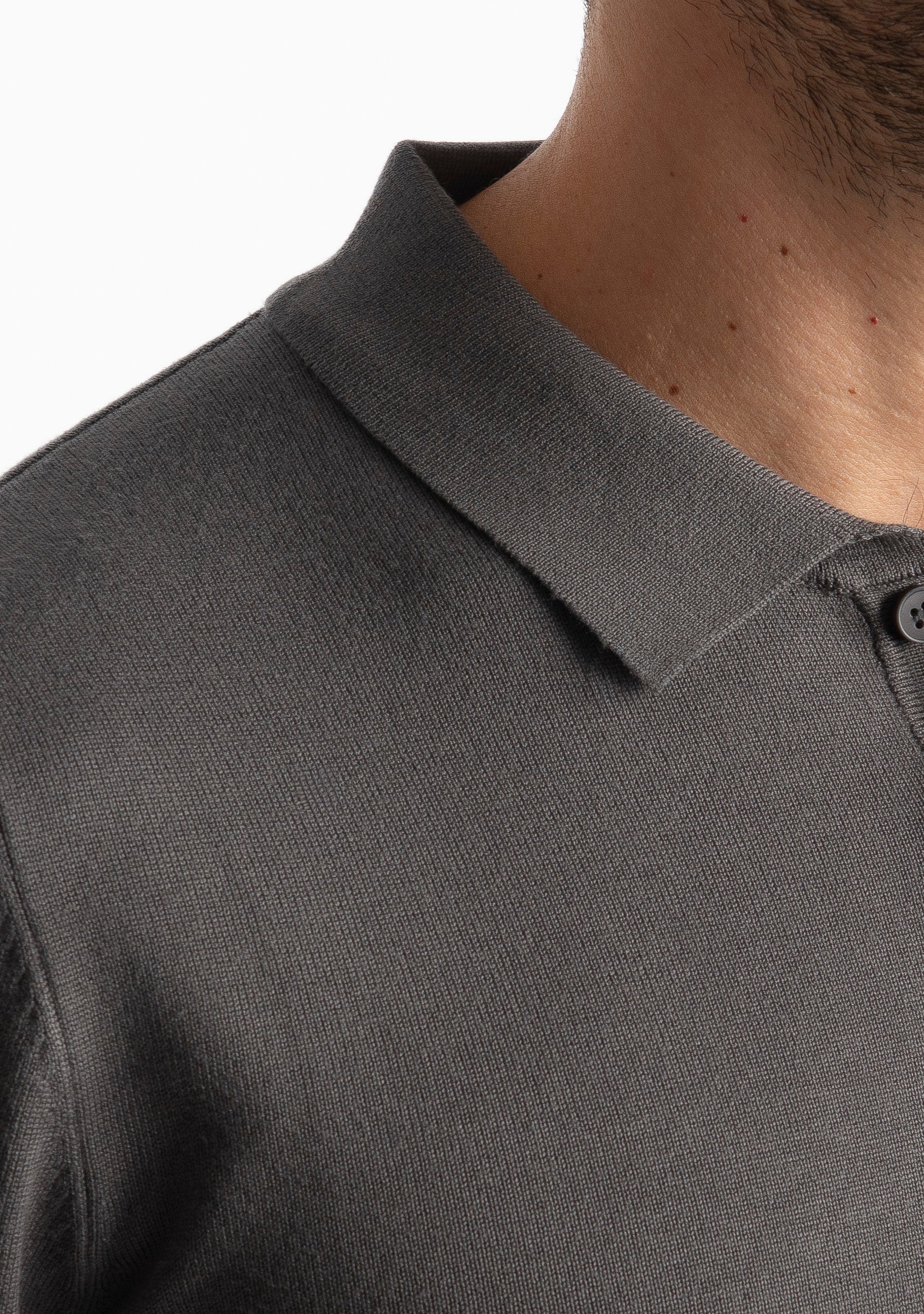 Polo in Maglia MP888 Piombo