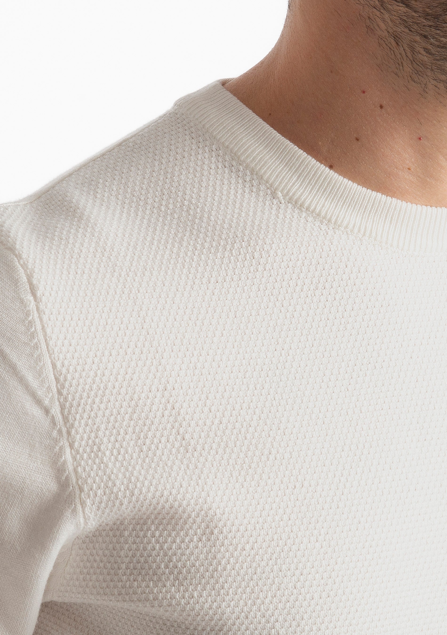 Maglioncino in Maglia M942 Bianco