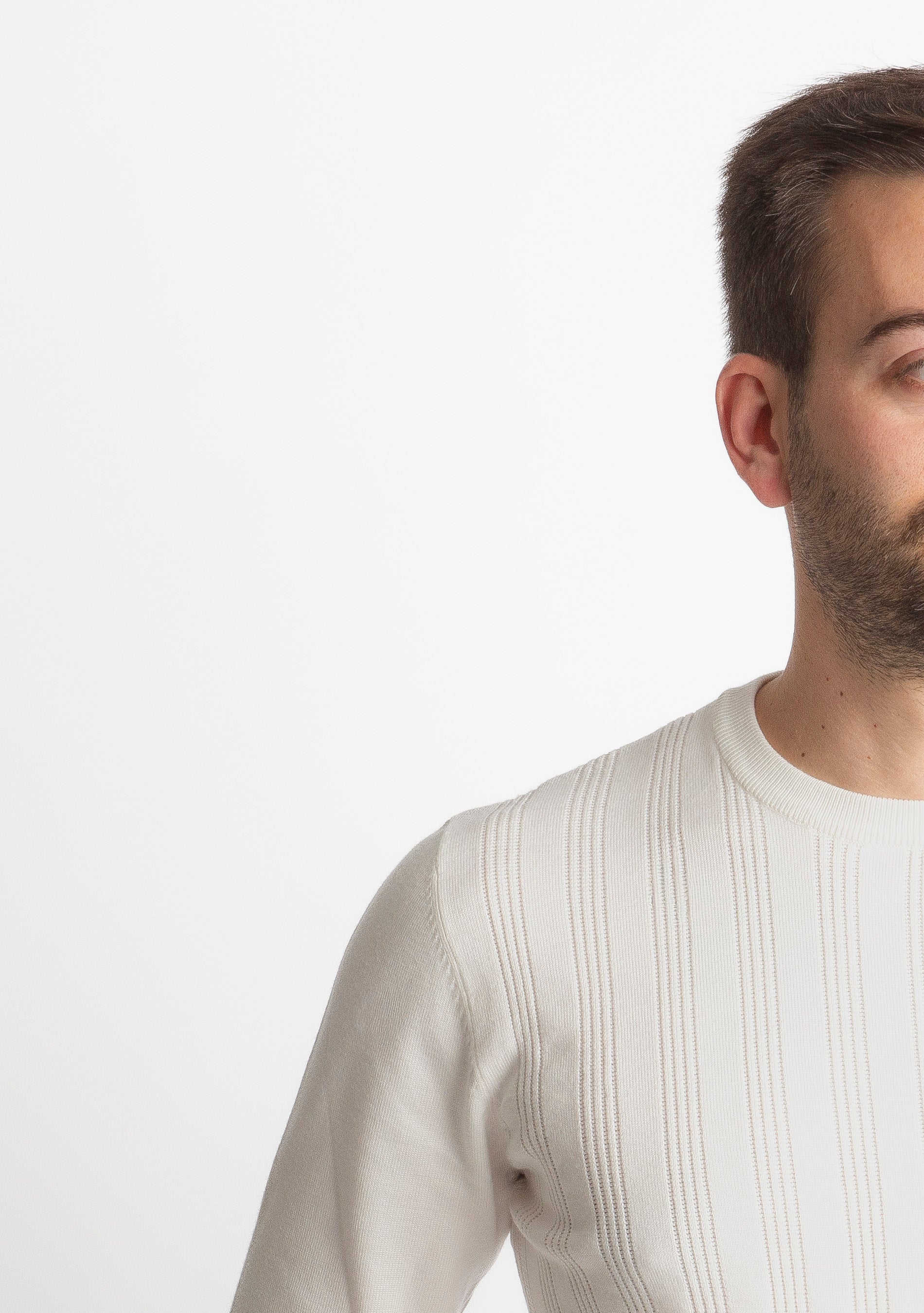 Maglioncino in Maglia M944 Bianco