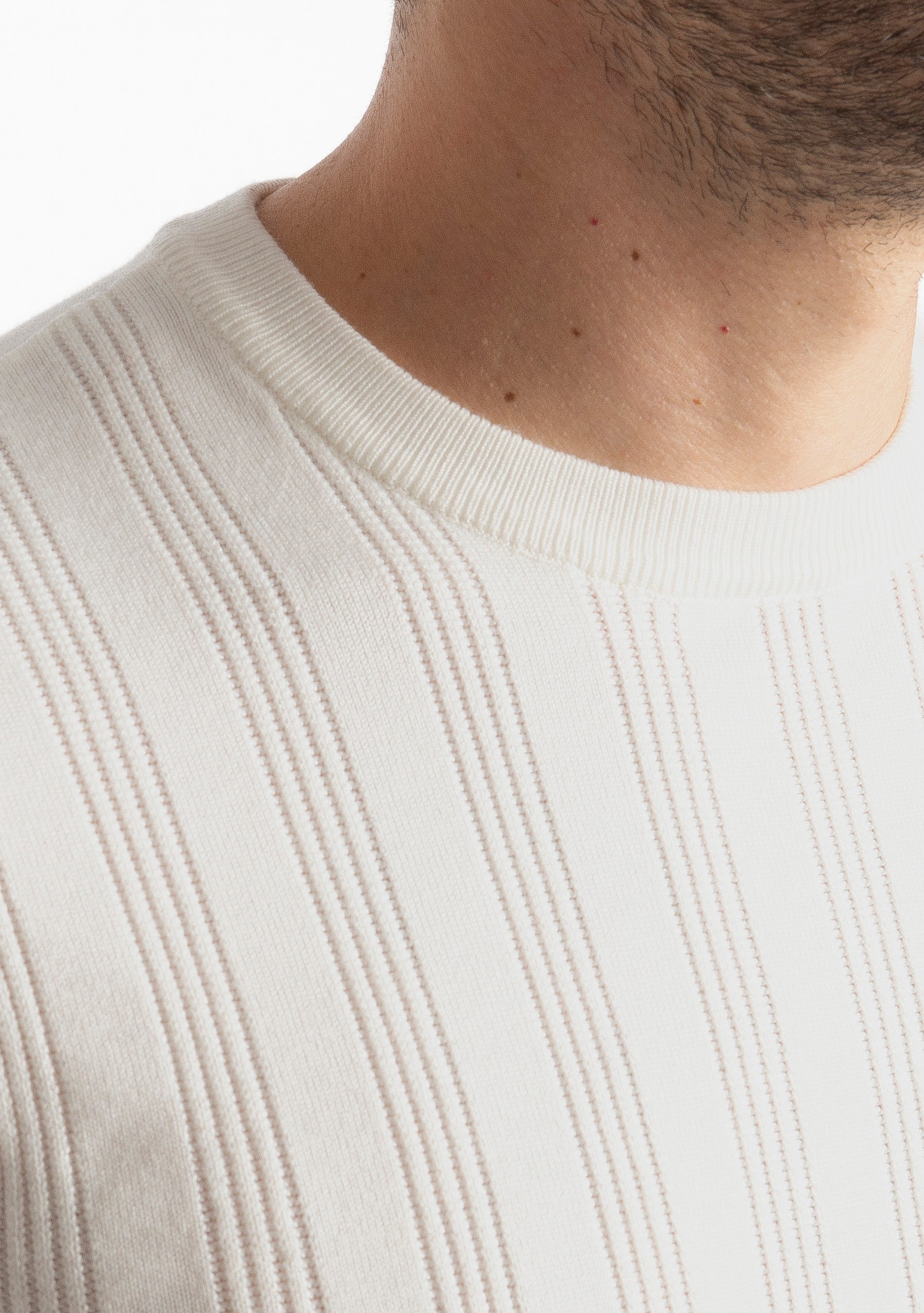 Maglioncino in Maglia M944 Bianco