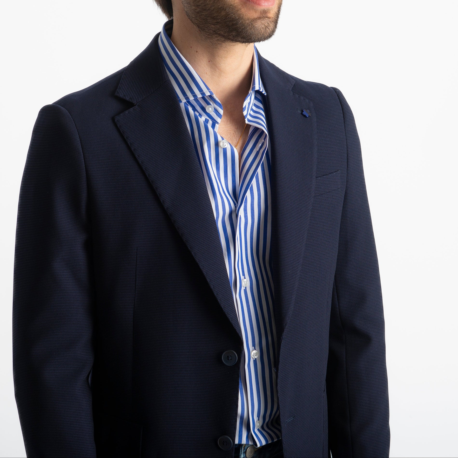 Camicia Rigo Largo Blu 276