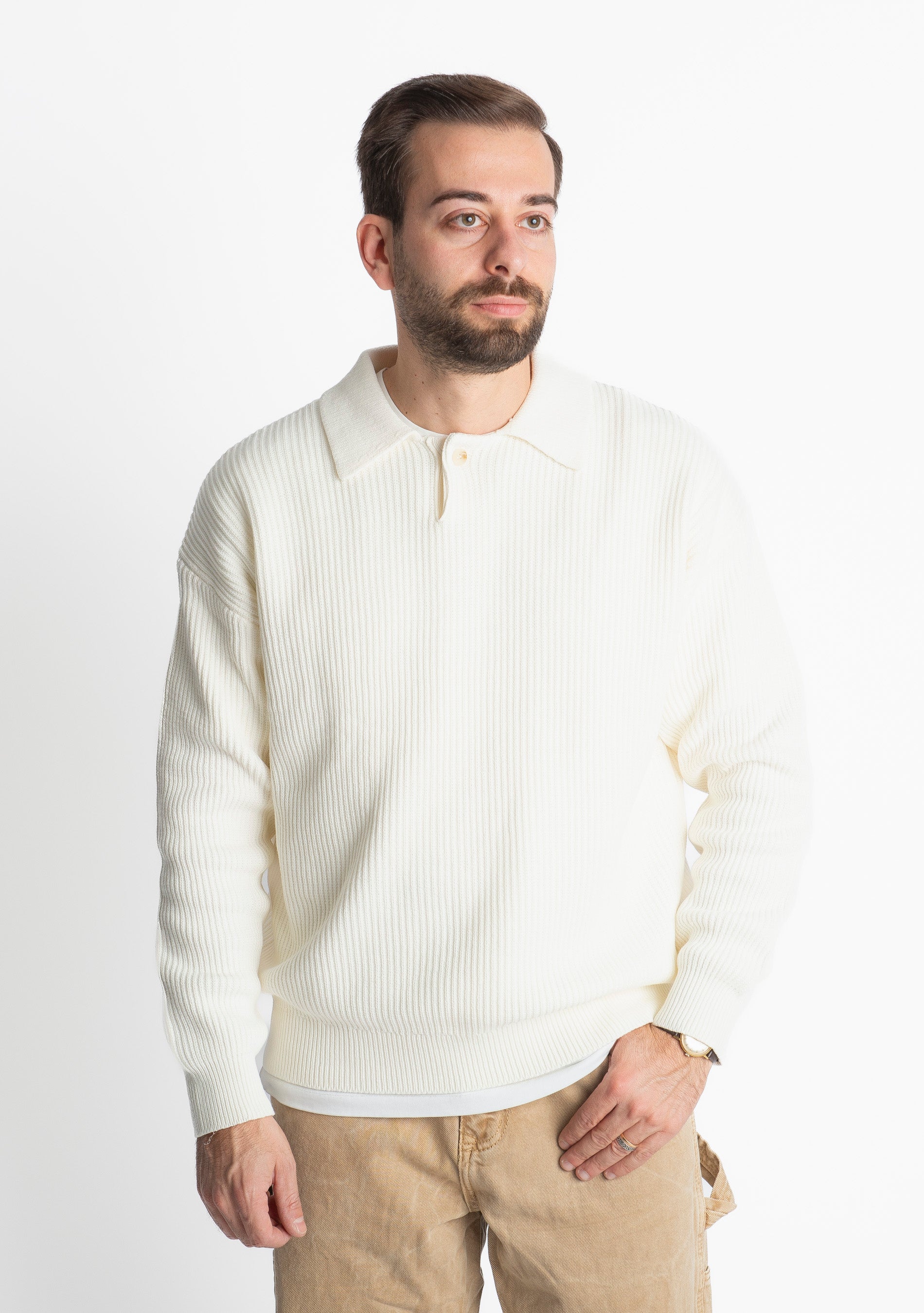 Polo Relax-Fit W8611 Panna
