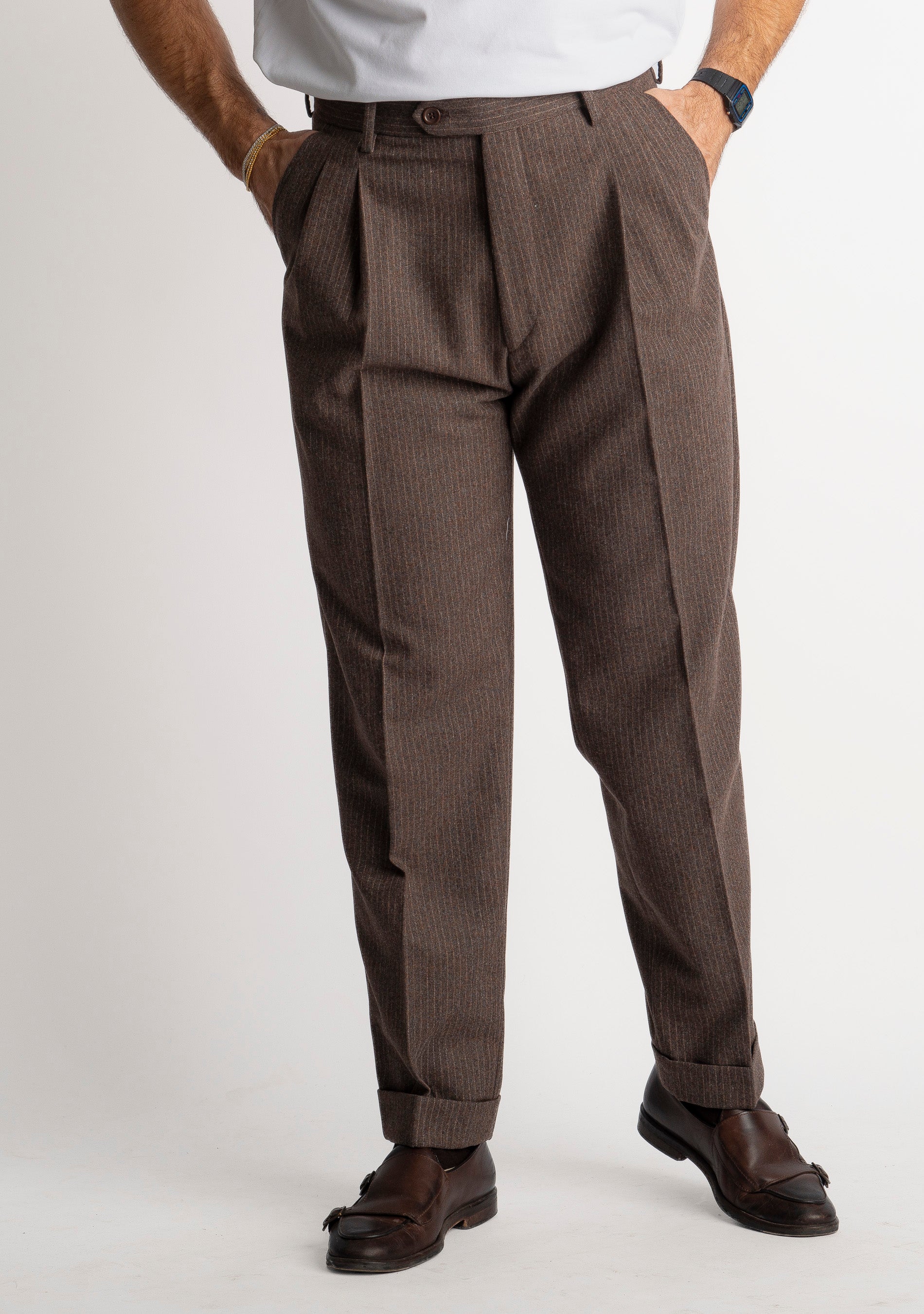 Pantalone Mecenate TO8033 in Lana Testa di Moro