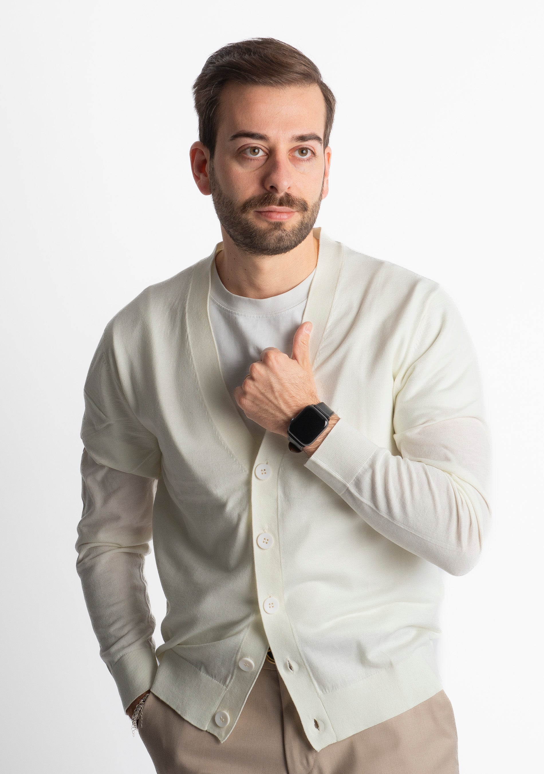 Cardigan 2133 Panna