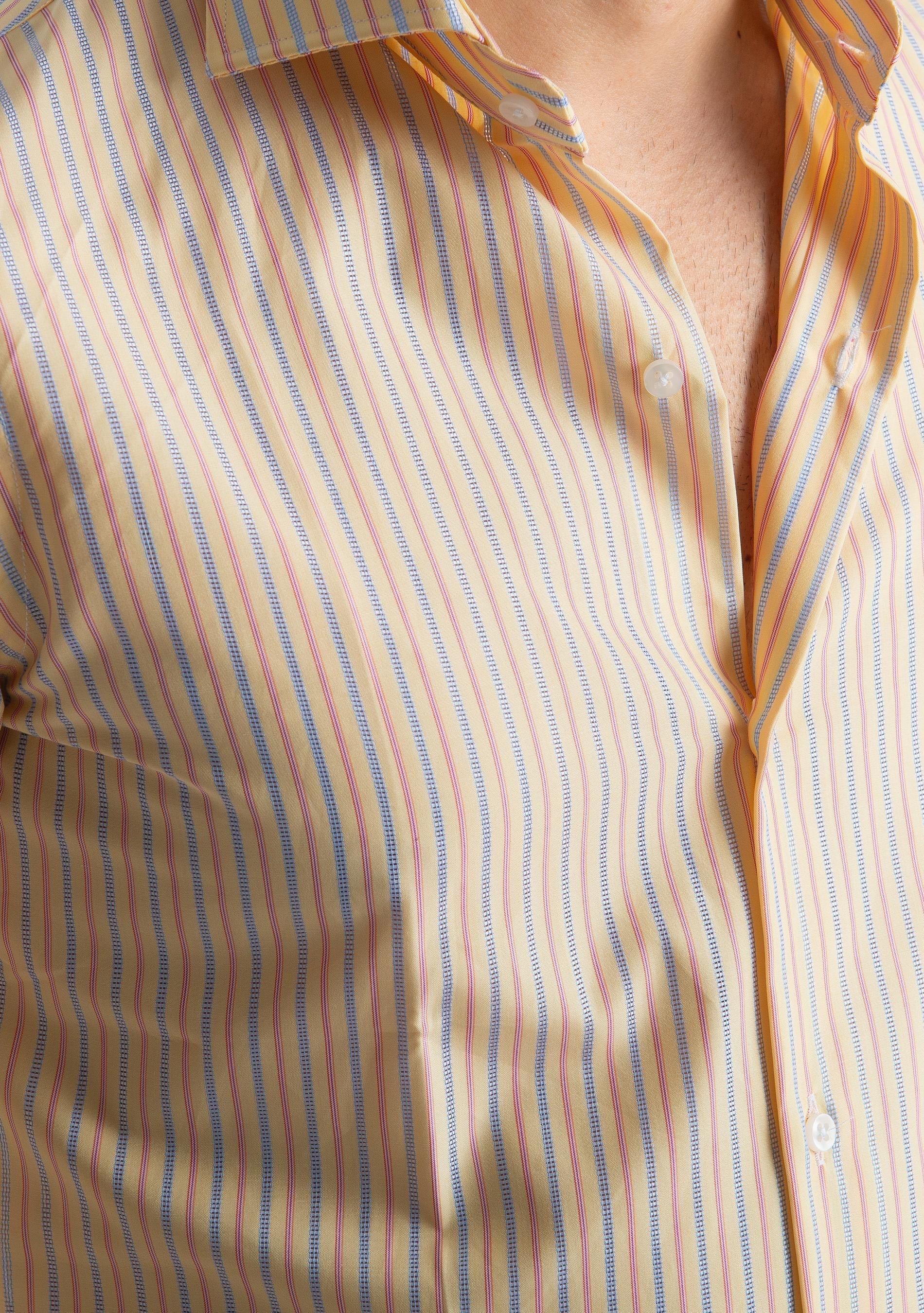 Camicia Old Money 4229 Gialla