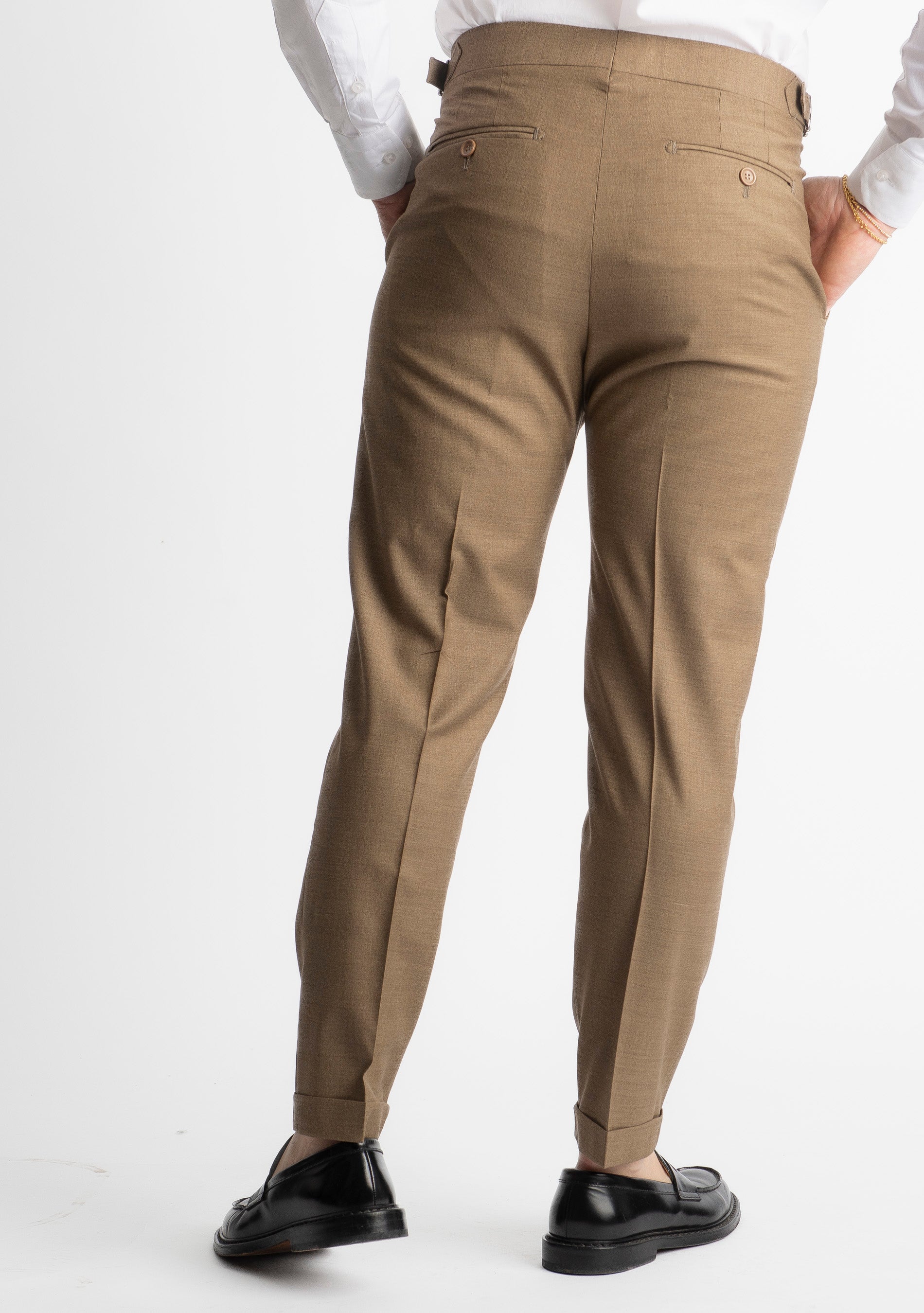 Pantalone Tasmania Morositas Doppia Fibbia Sabbia