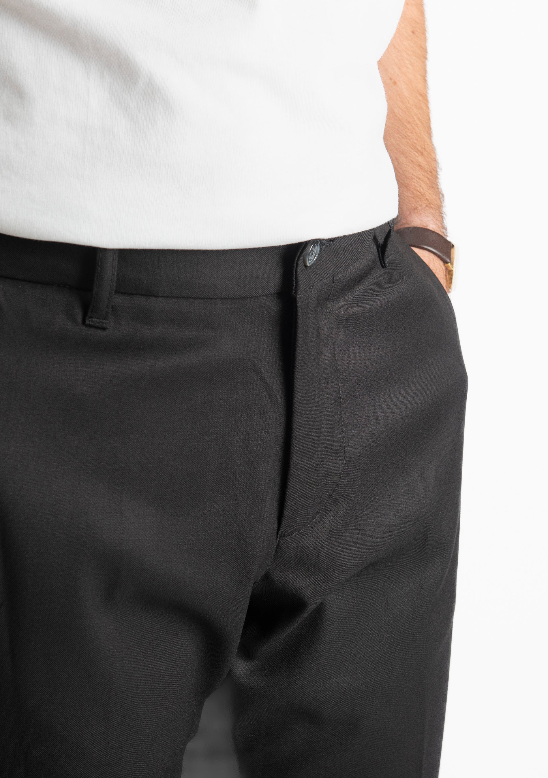 Pantalone Tennese Mezza Molla TO8007 Nero