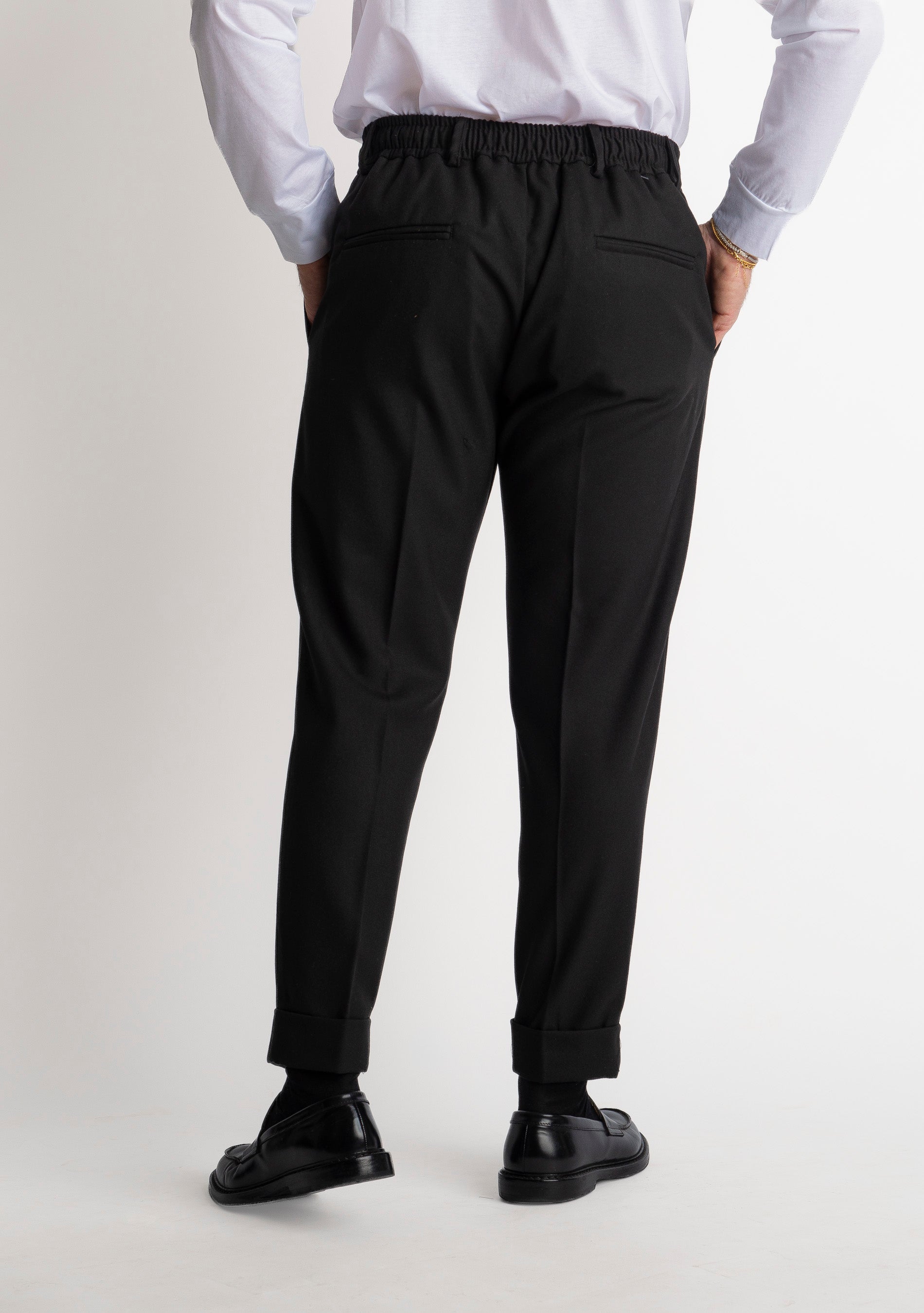 Pantalaccio Malta in Gabardina Nero