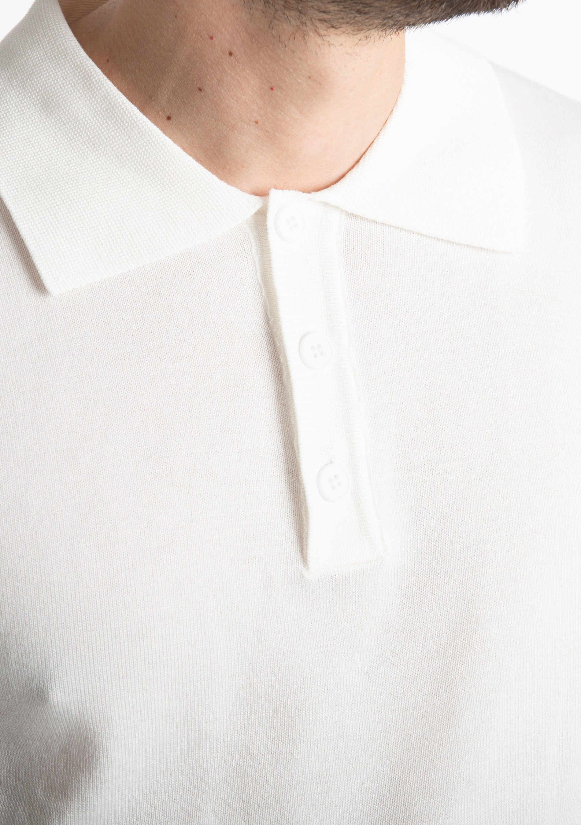 Polo in Maglia MP888 Bianca