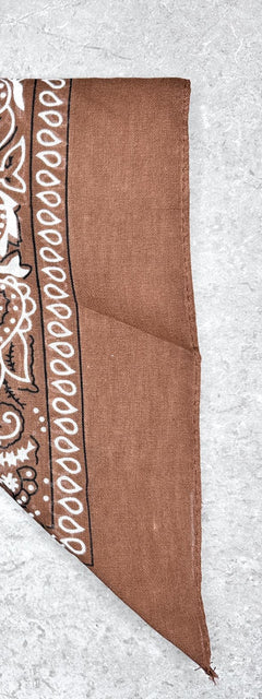 Bandana Texas Marrone