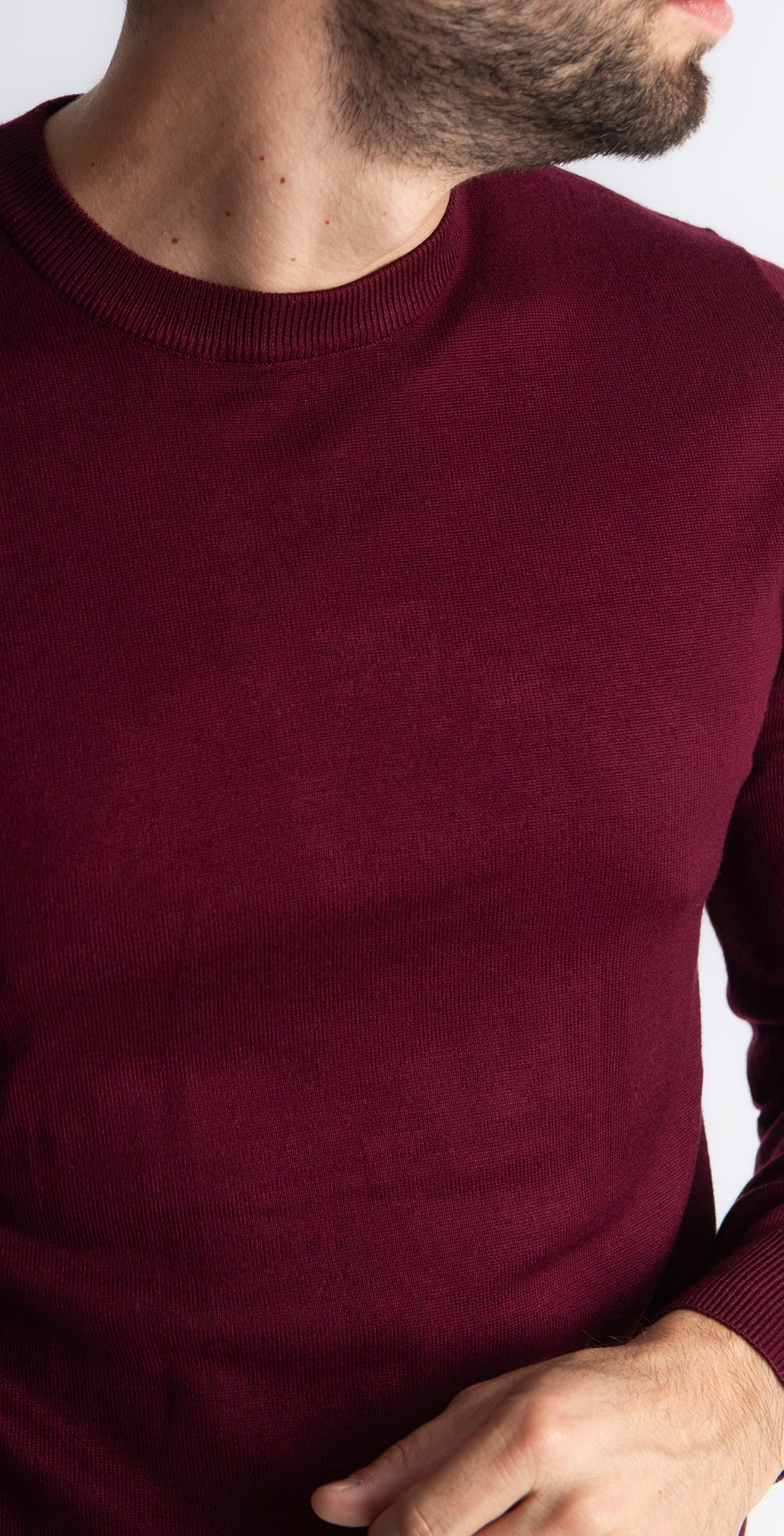 Maglioncino in Maglia MY866 Bordeaux