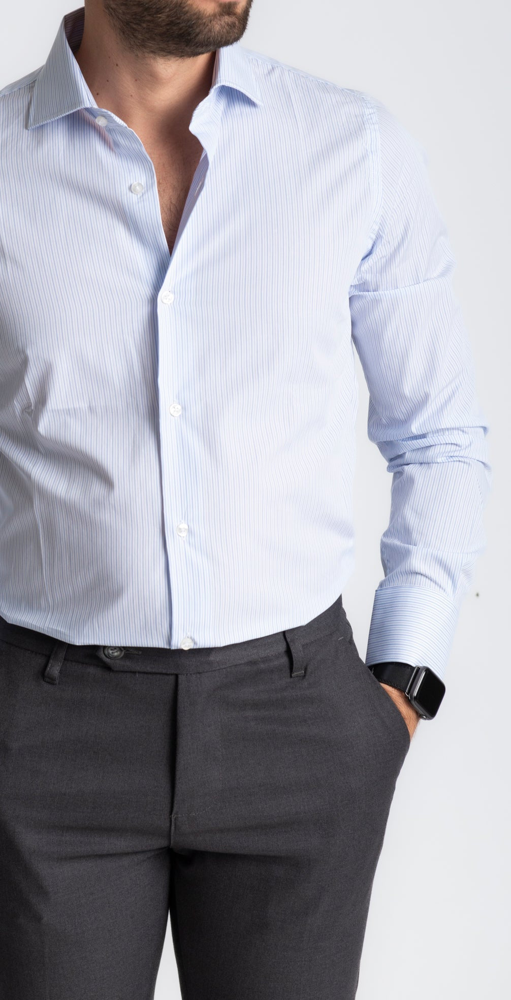 Camicia Old Money Celeste - SEASON LAB