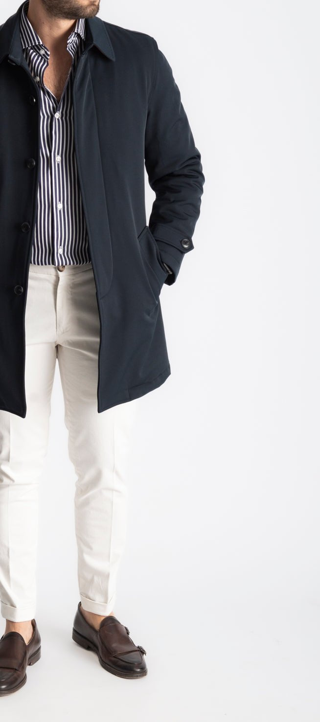 Camicia Rigata Blu Notte 532 - SEASON LAB