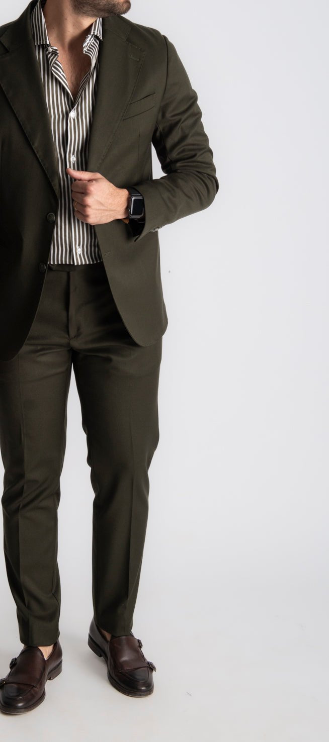 Camicia Rigata Verde 532 - SEASON LAB
